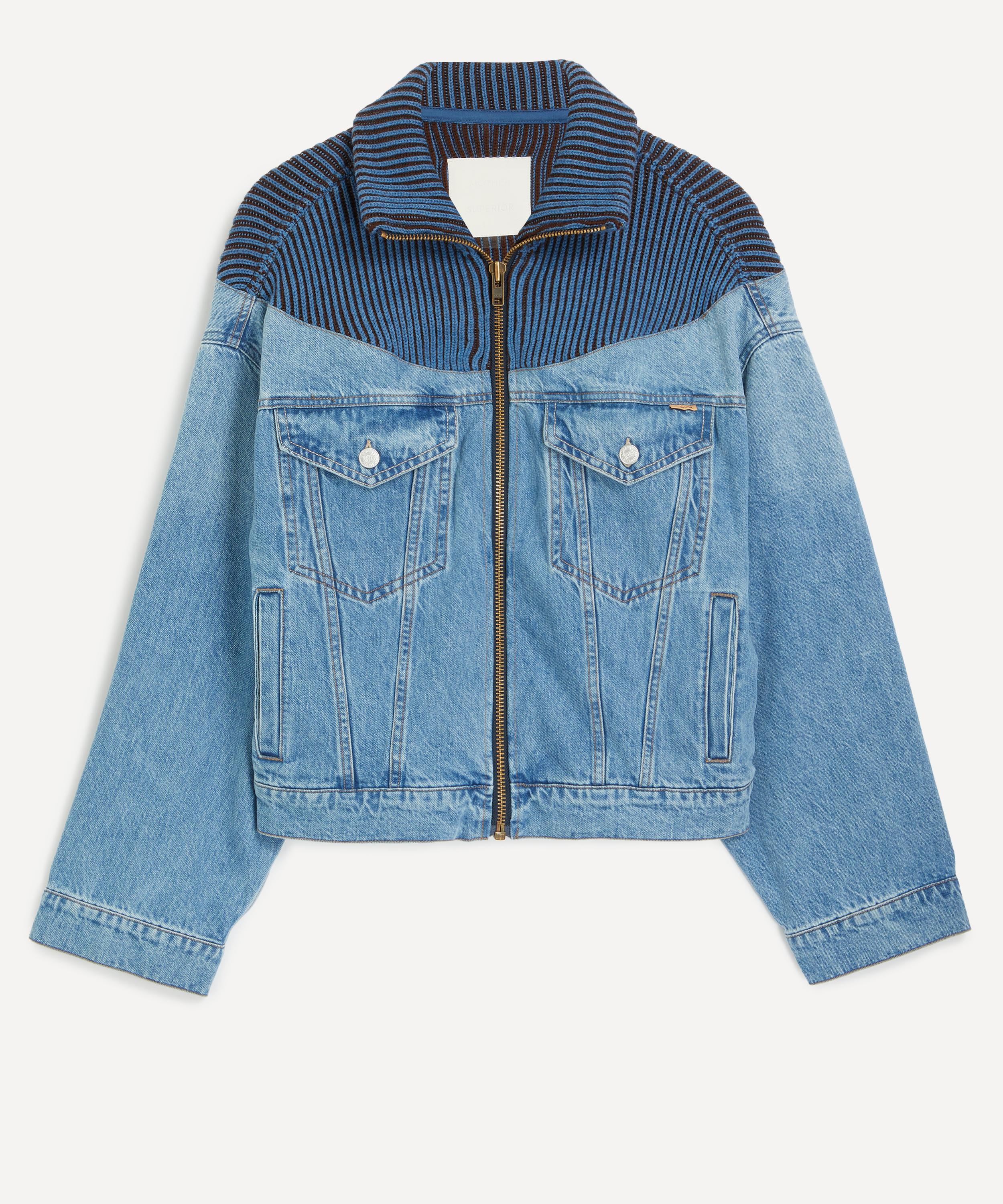 Mother Mixtape Denim Sweater Jacket | Liberty