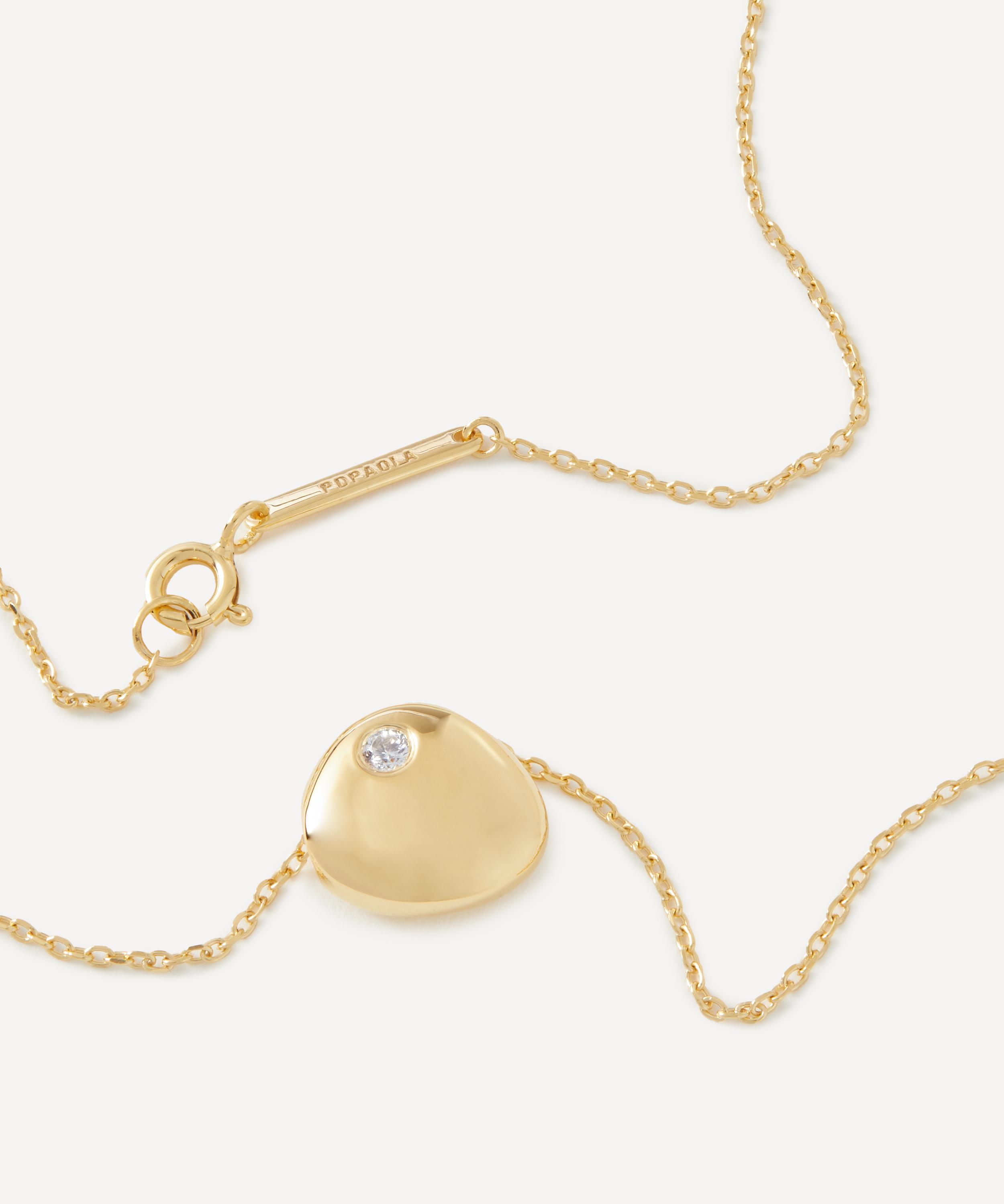 PDPAOLA - Wave Pendant Necklace image number 2