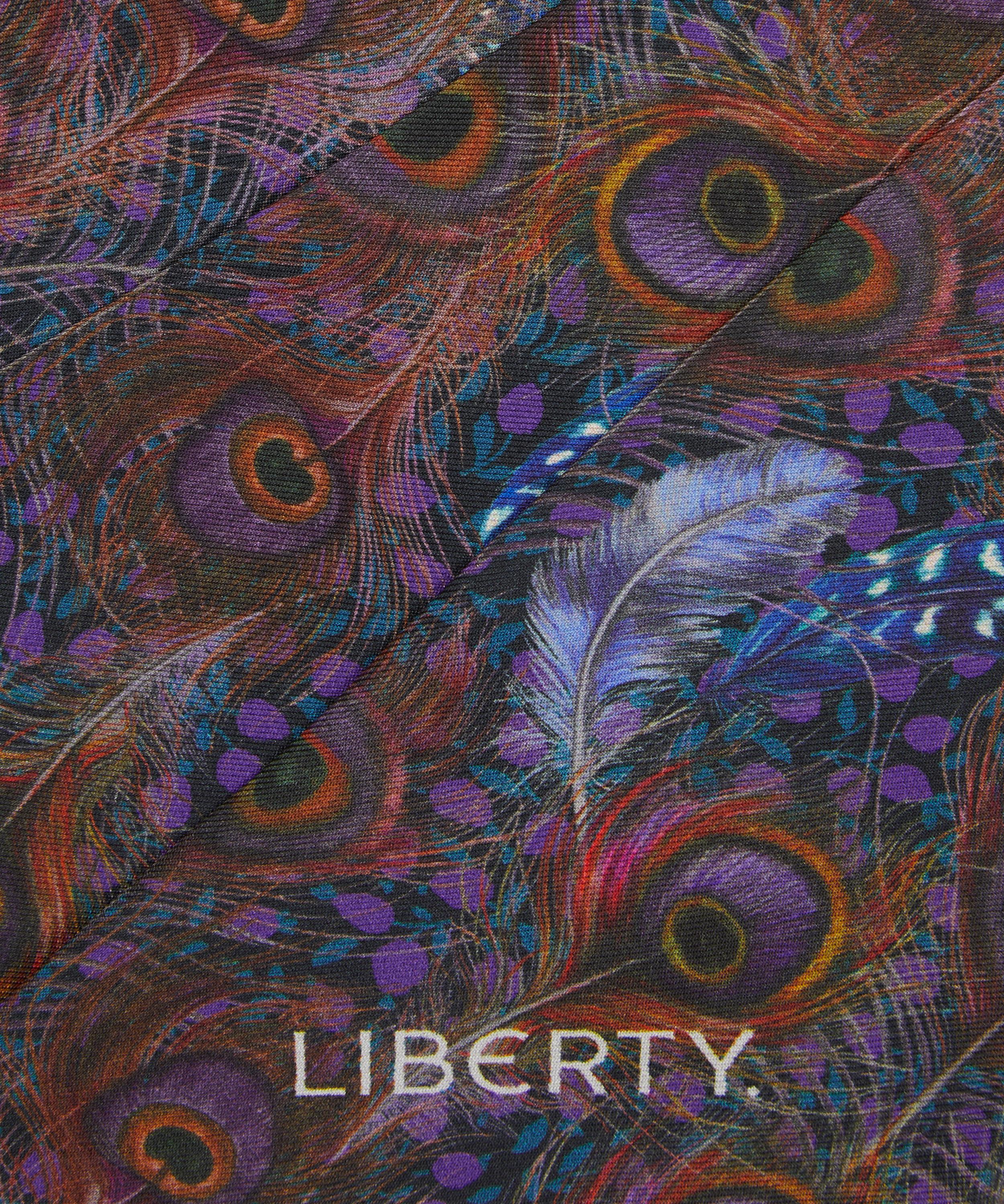 Liberty - Peacock Manor 8X160 Skinny Silk Scarf image number 2