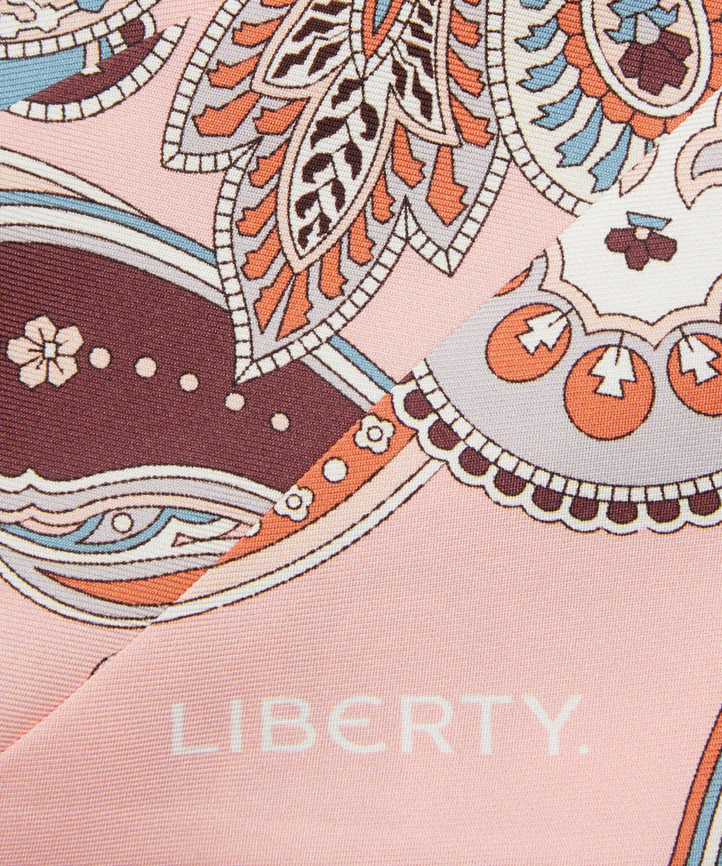Liberty - Paisley Fanfare Ribbonette 5X85 Silk Scarf image number 3