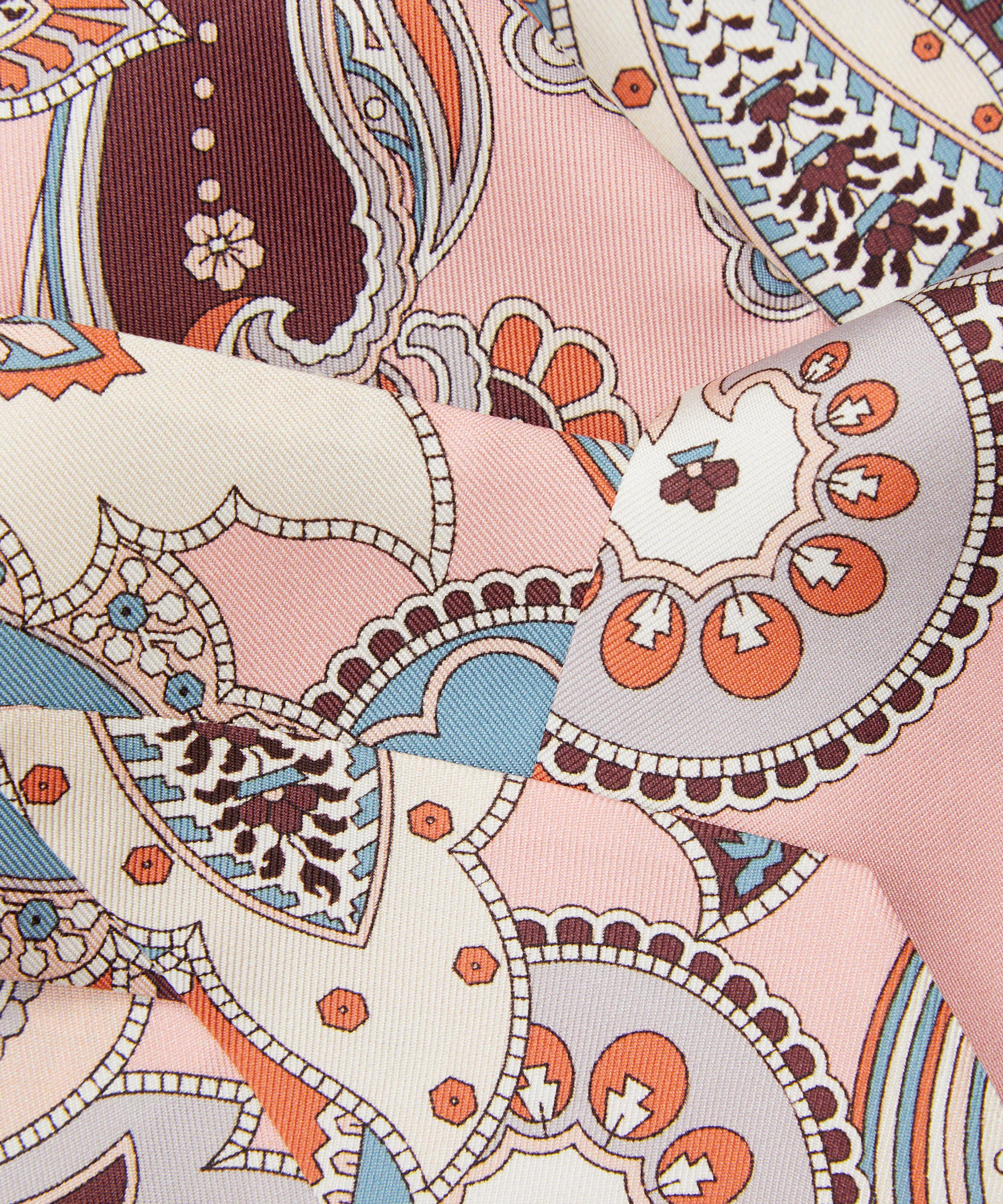 Liberty - Paisley Fanfare Ribbonette 5X85 Silk Scarf image number 4