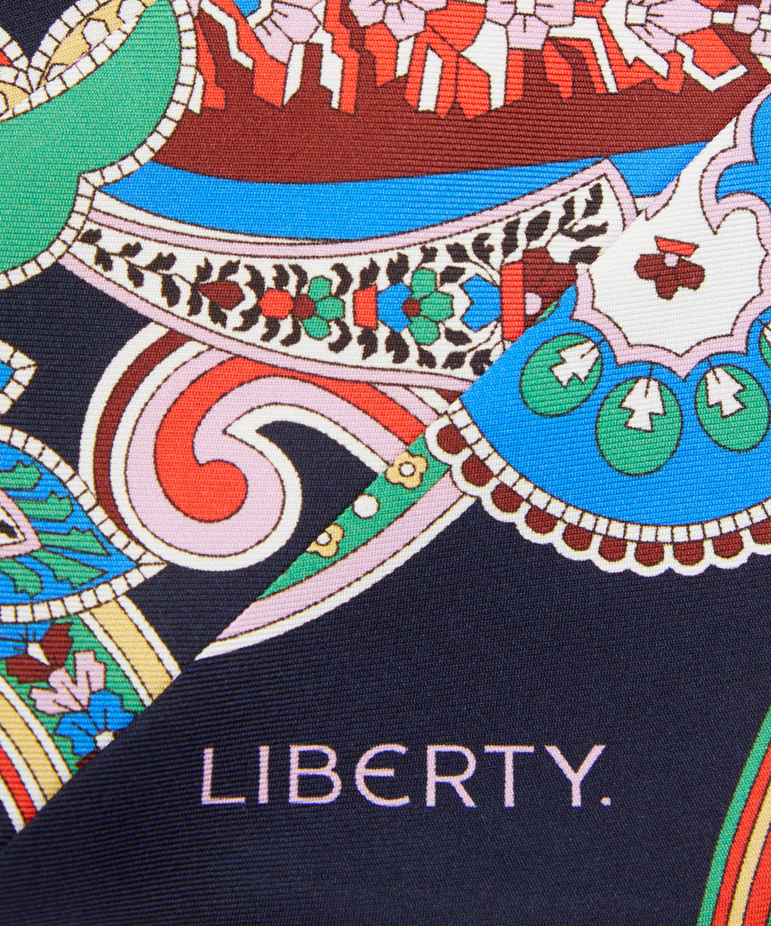 Liberty - Paisley Fanfare Ribonette 5X85 Silk Scarf image number 2