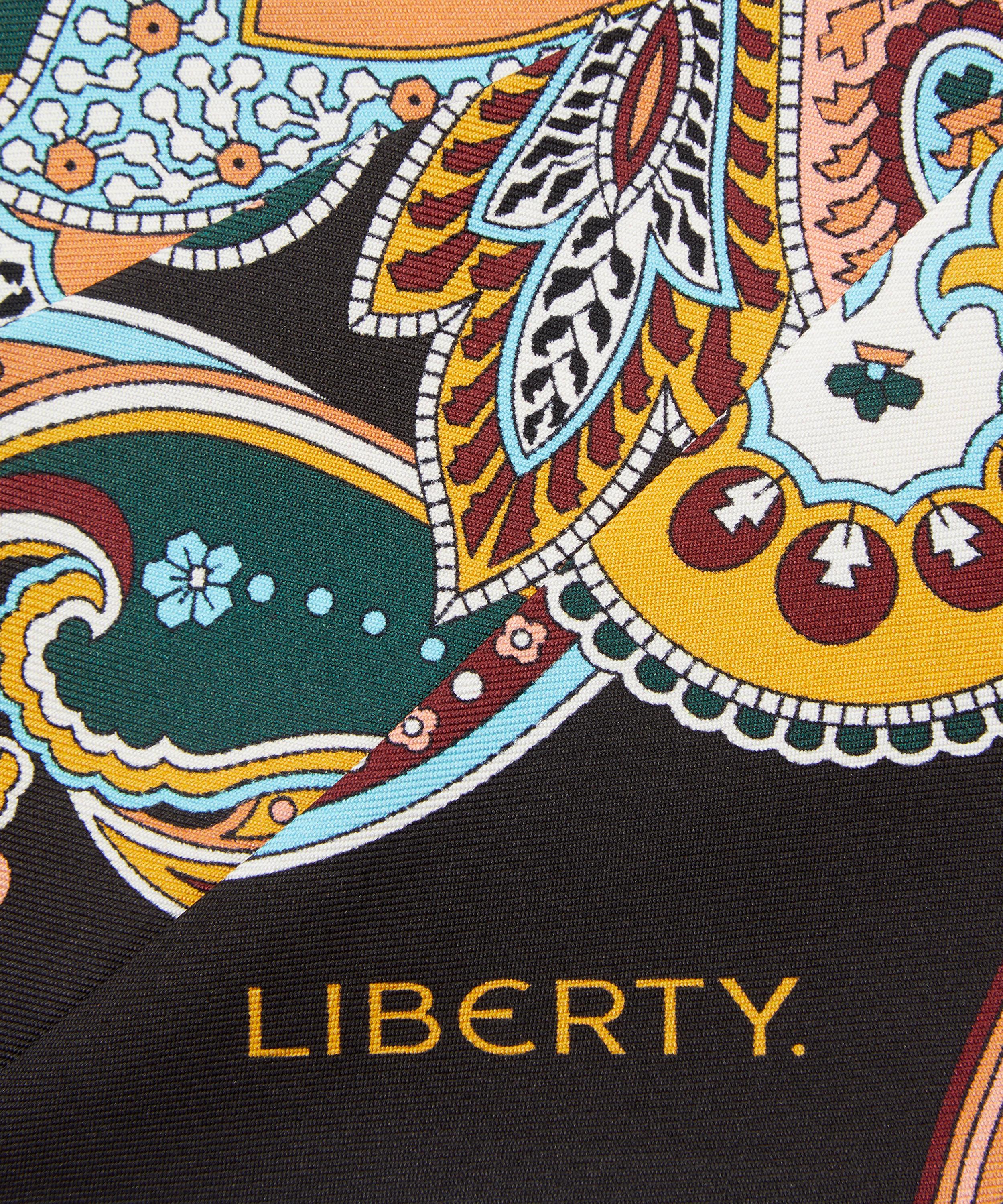 Liberty - Paisley Fanfare Ribbonette 5X85 Silk Scarf image number 2