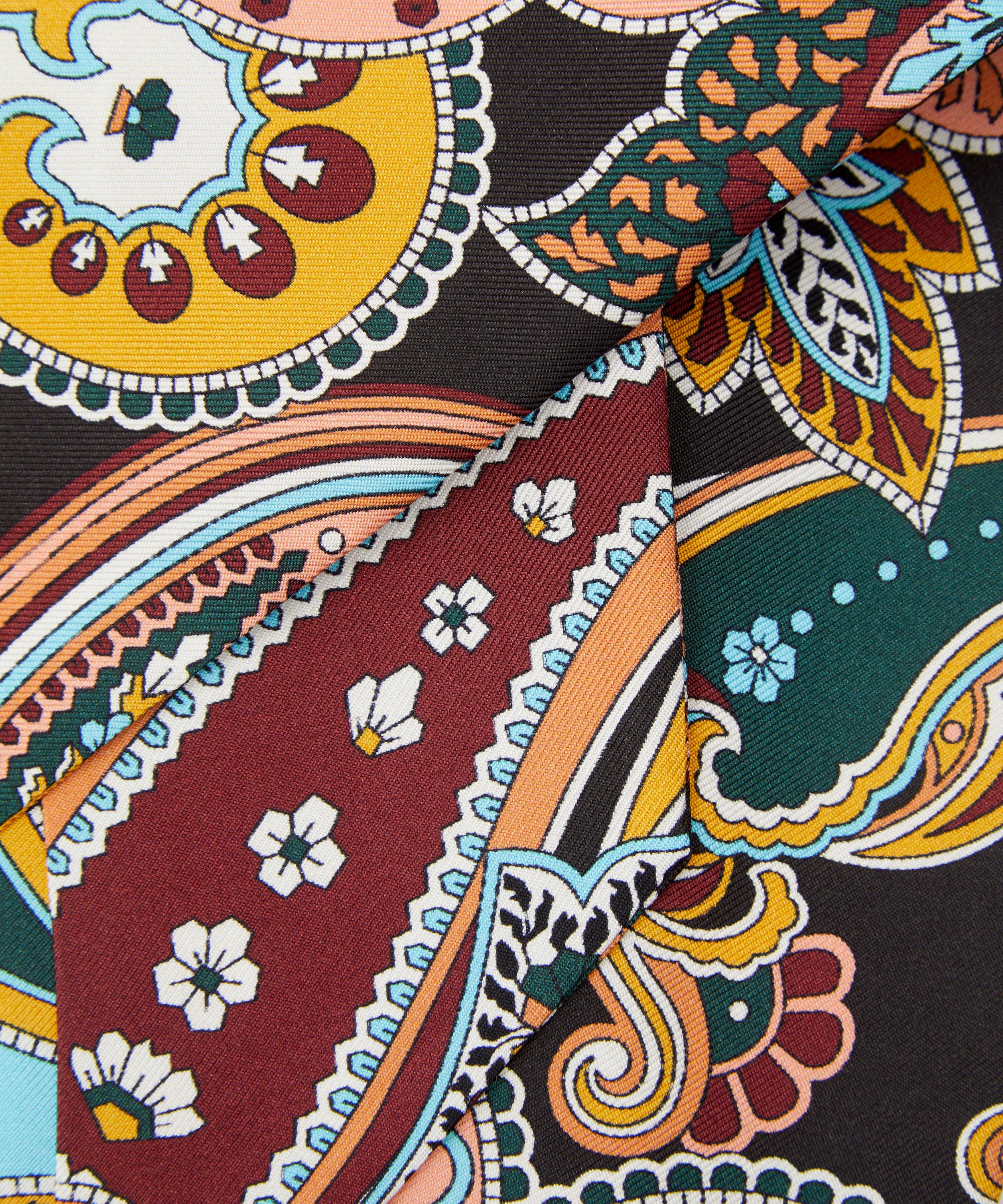 Liberty - Paisley Fanfare Ribbonette 5X85 Silk Scarf image number 3