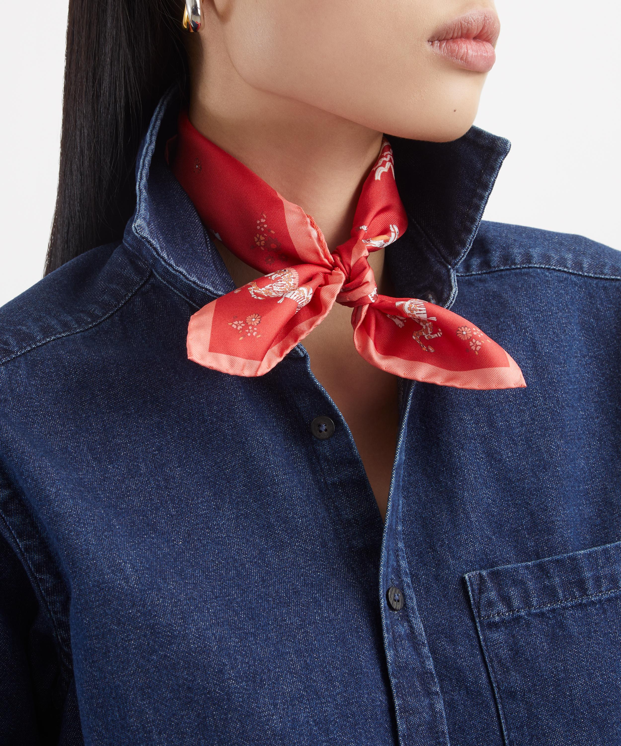 Liberty - Emolly Can Can Horse Silk Scarf 45 image number 1