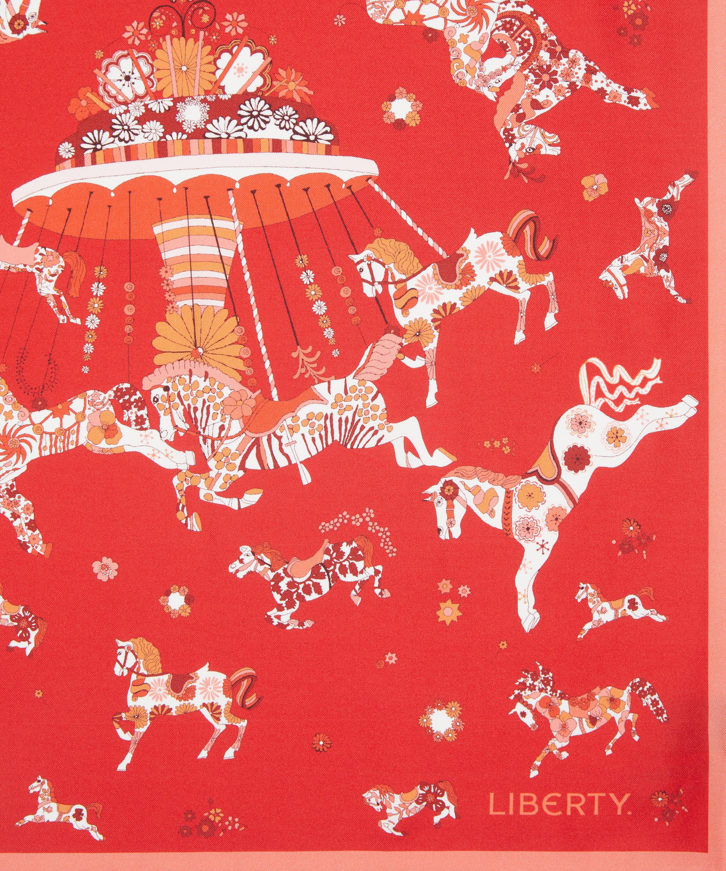 Liberty - Emolly Can Can Silk Scarf 45 image number 2