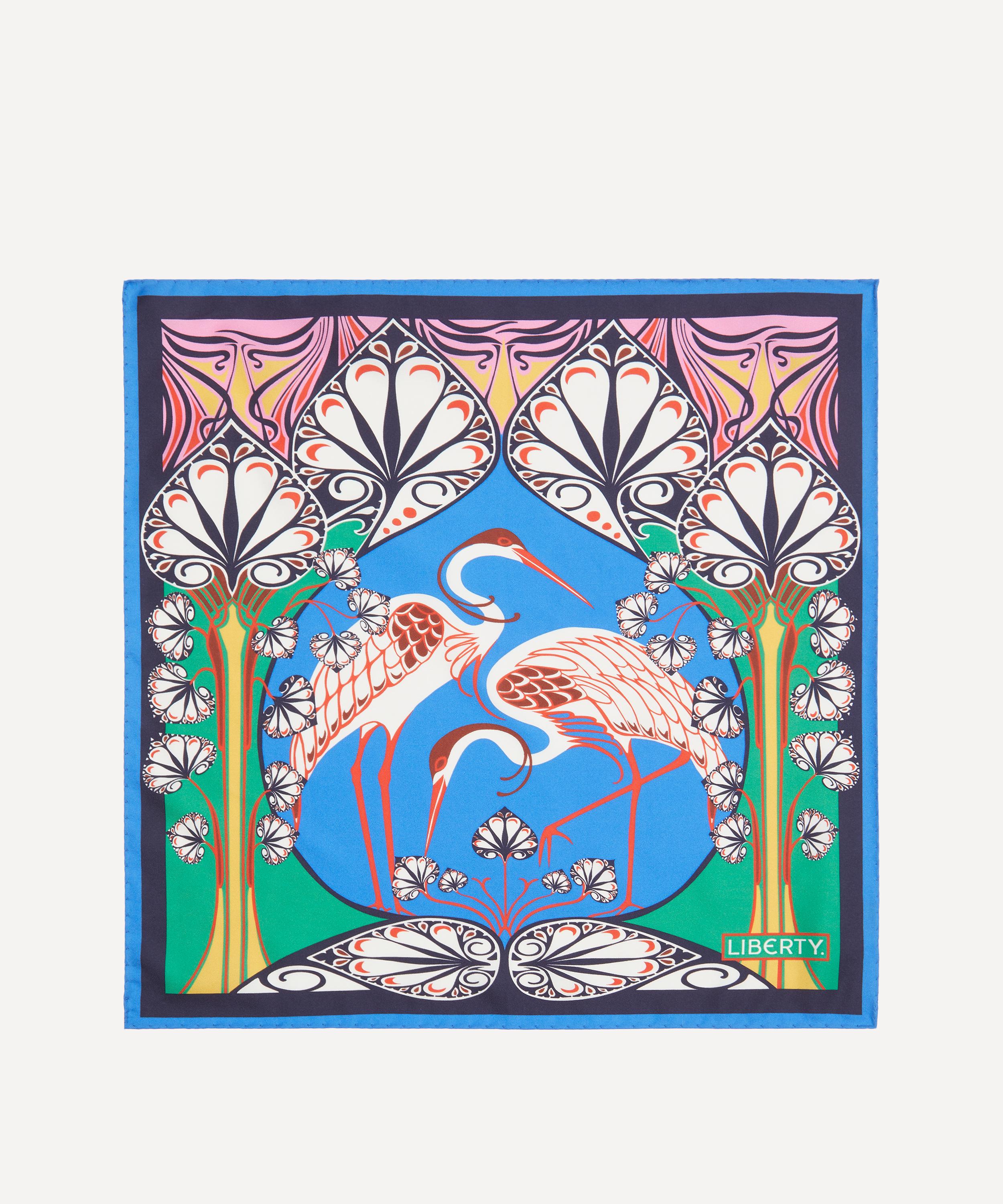 Liberty - Heron Silk Scarf 45