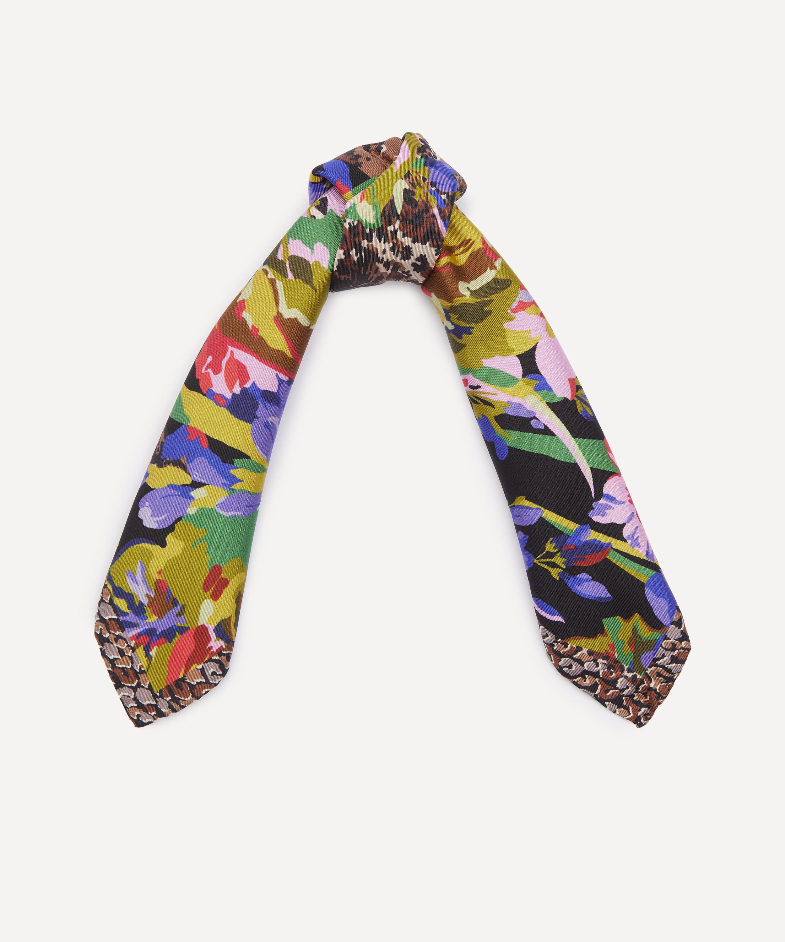 Liberty - Leopard Jungle Silk Scarf 45 image number 1