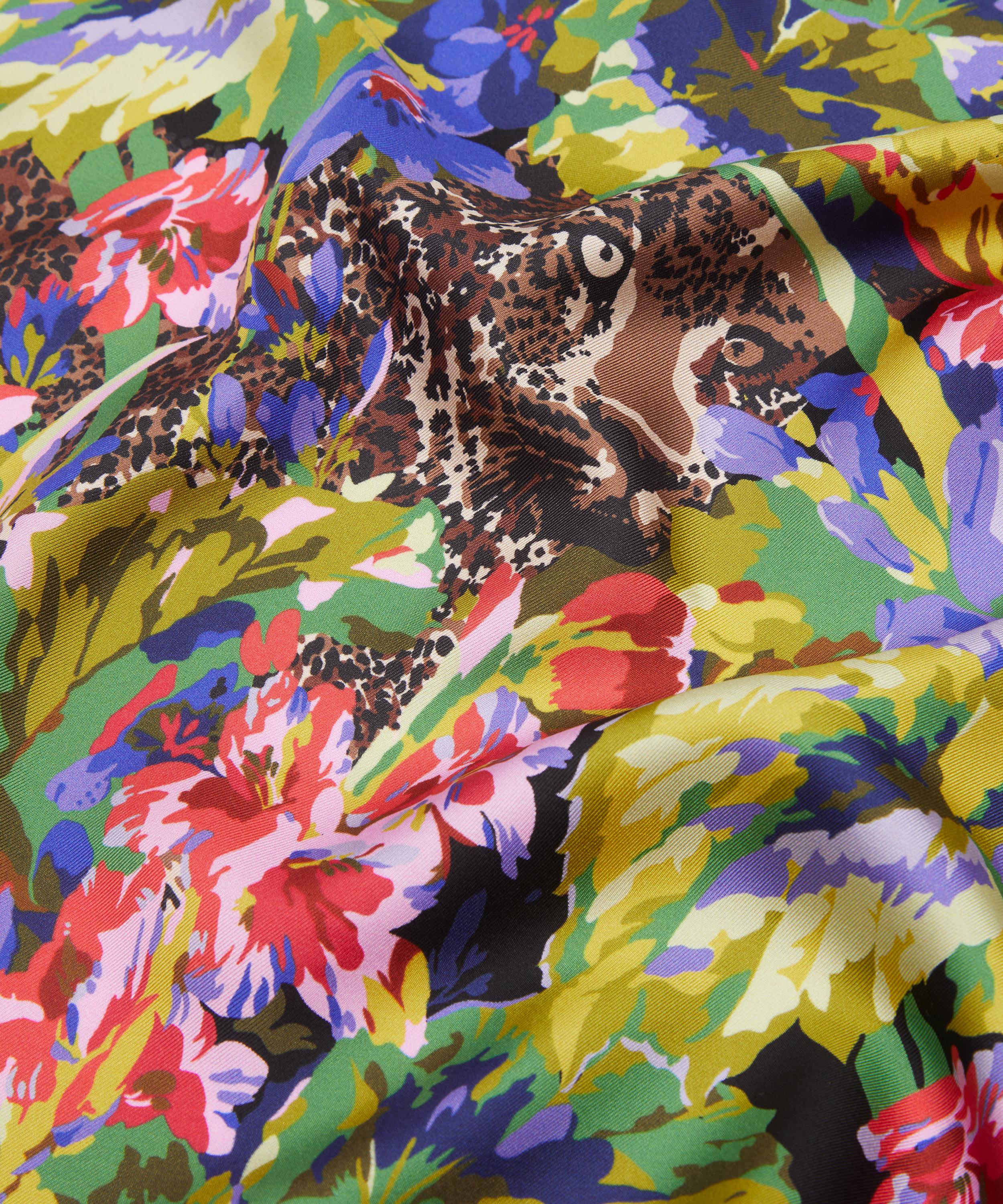 Liberty - Leopard Jungle Silk Scarf 45 image number 3