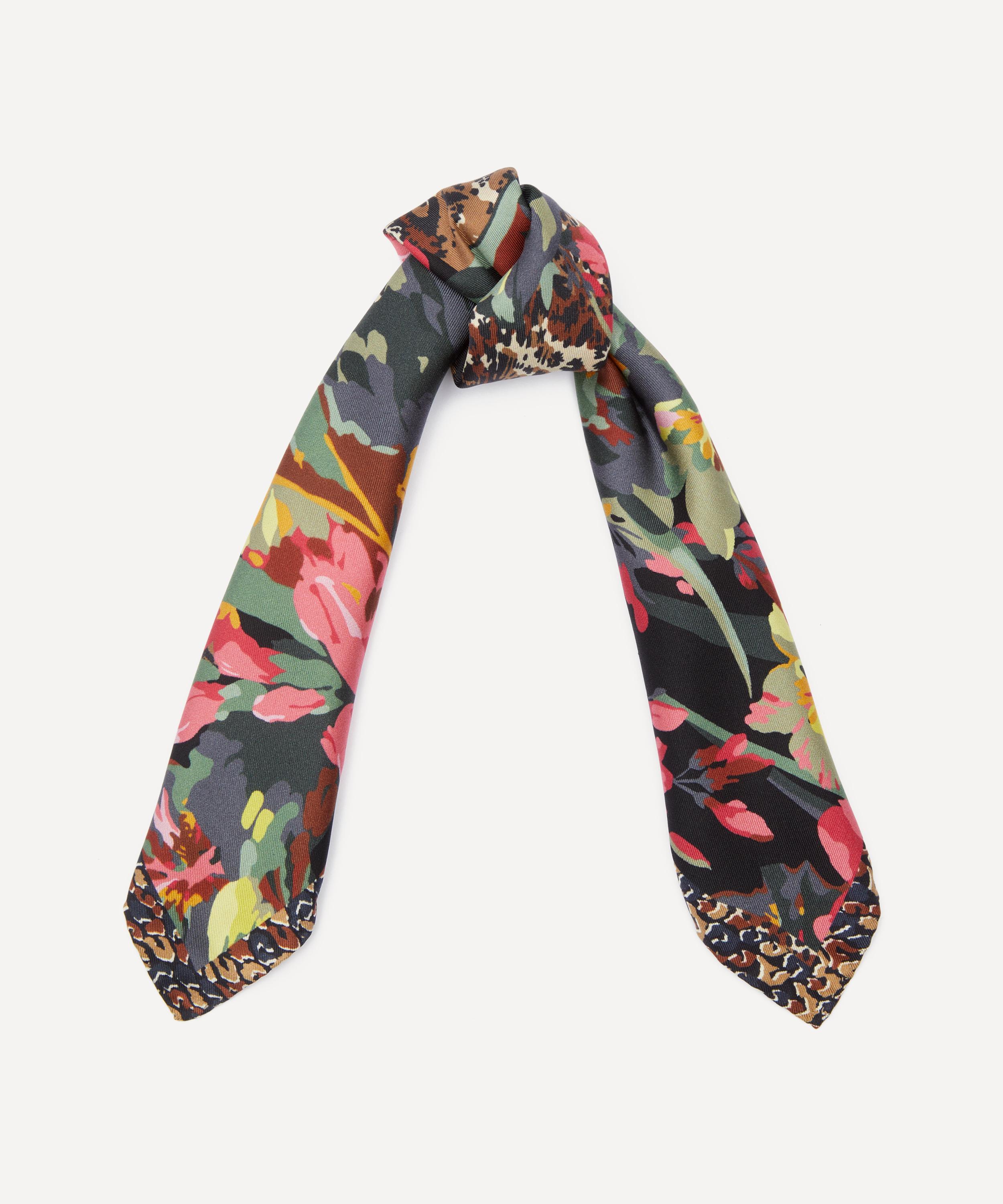 Liberty - Leopard Jungle Silk Scarf 45 image number 1