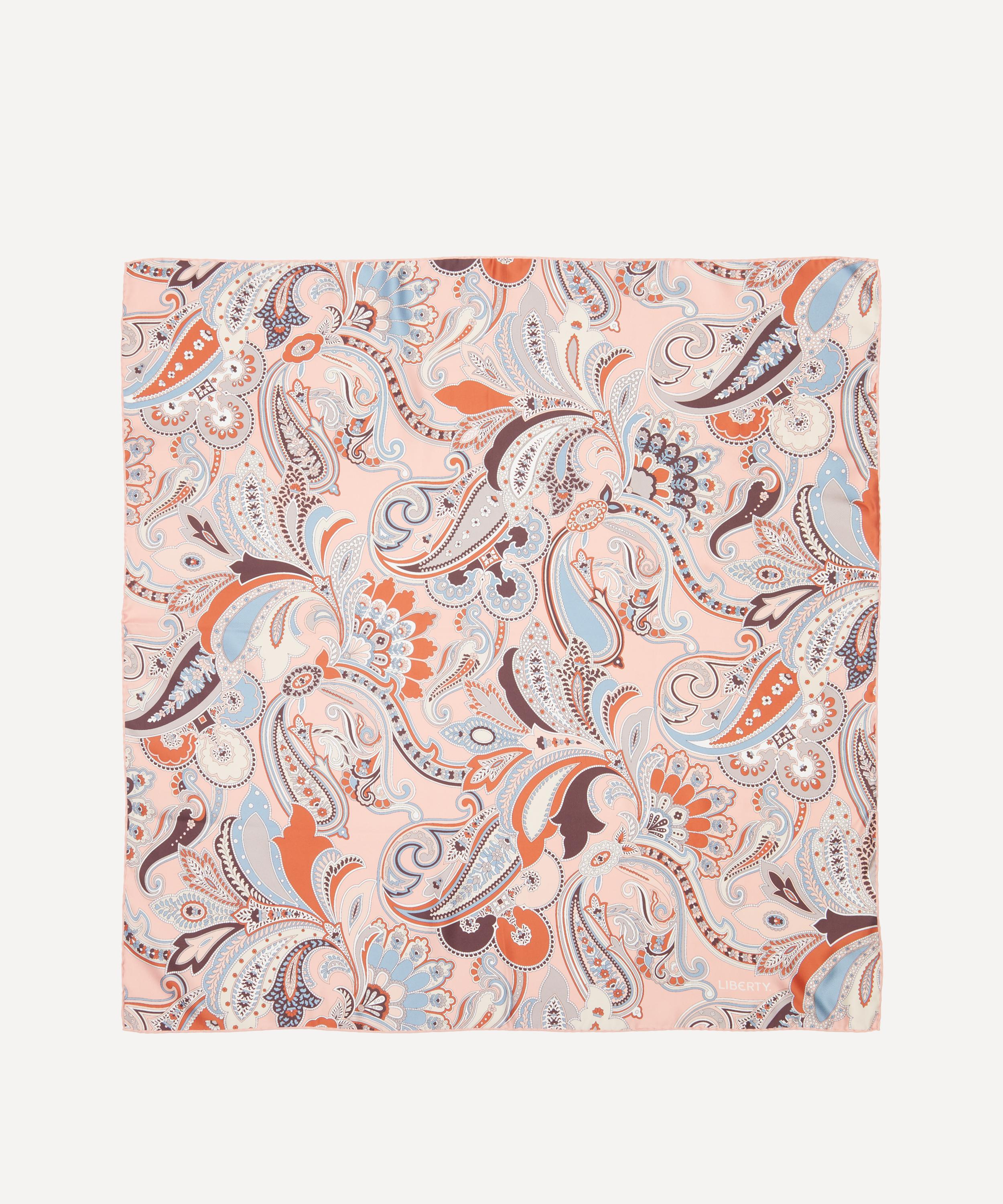 Liberty - Paisley Fanfare Jacquard Silk Scarf 90 image number 0