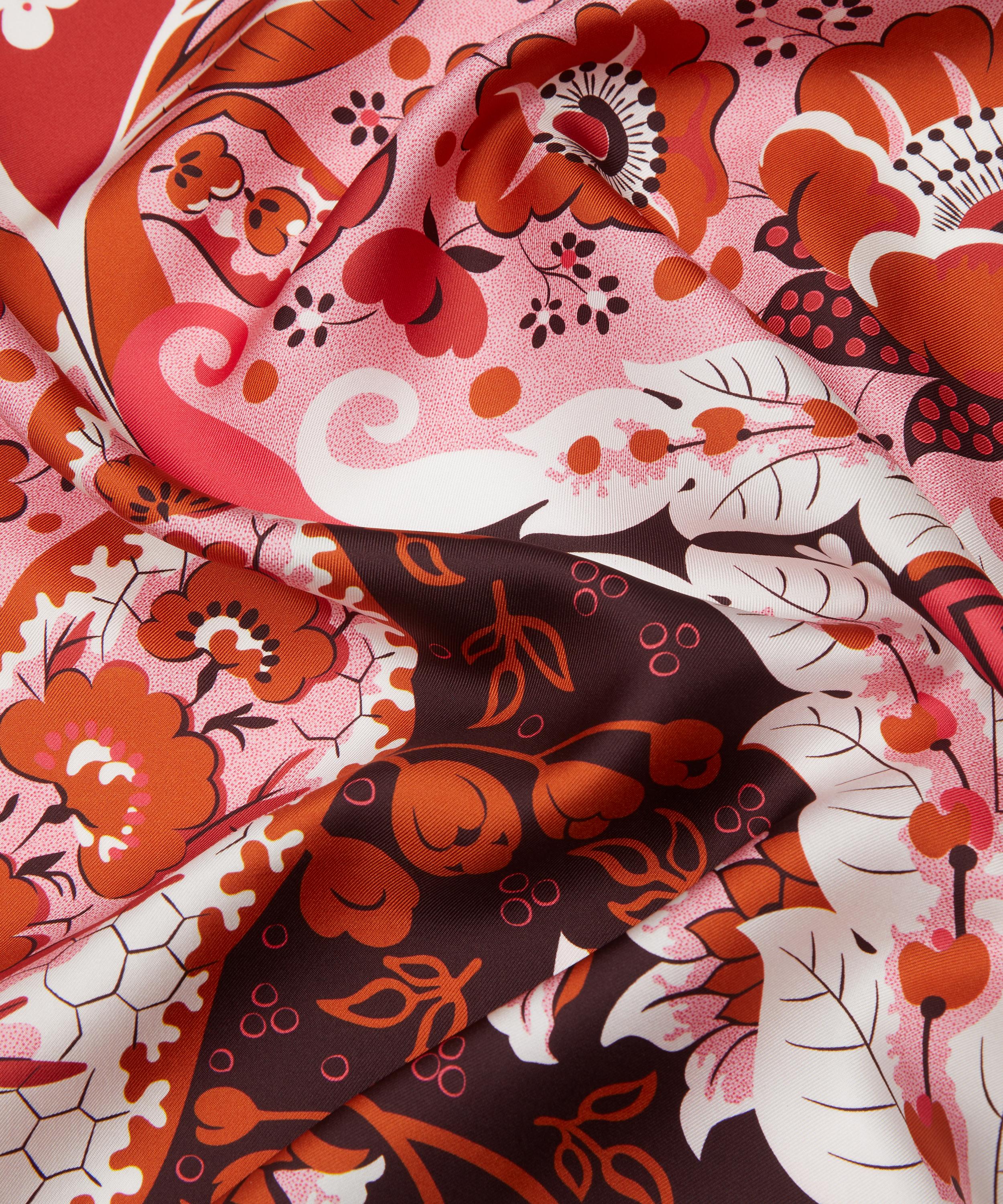 Liberty - Freyja Paisley Silk Scarf 90 image number 3