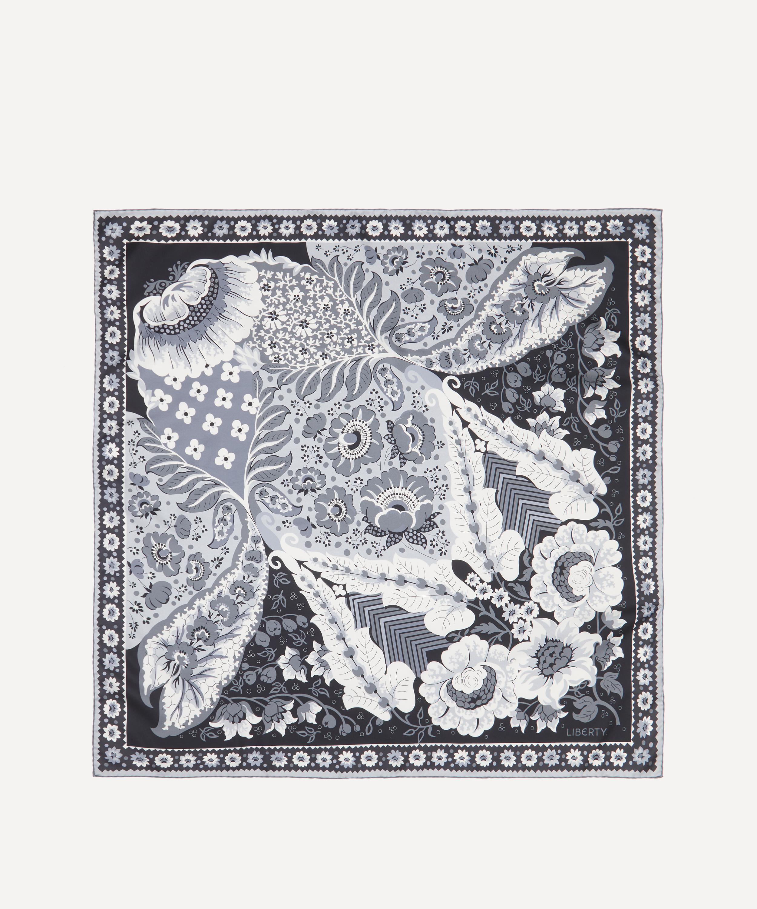 Liberty - Freyja Paisley Silk Scarf 90 image number 0