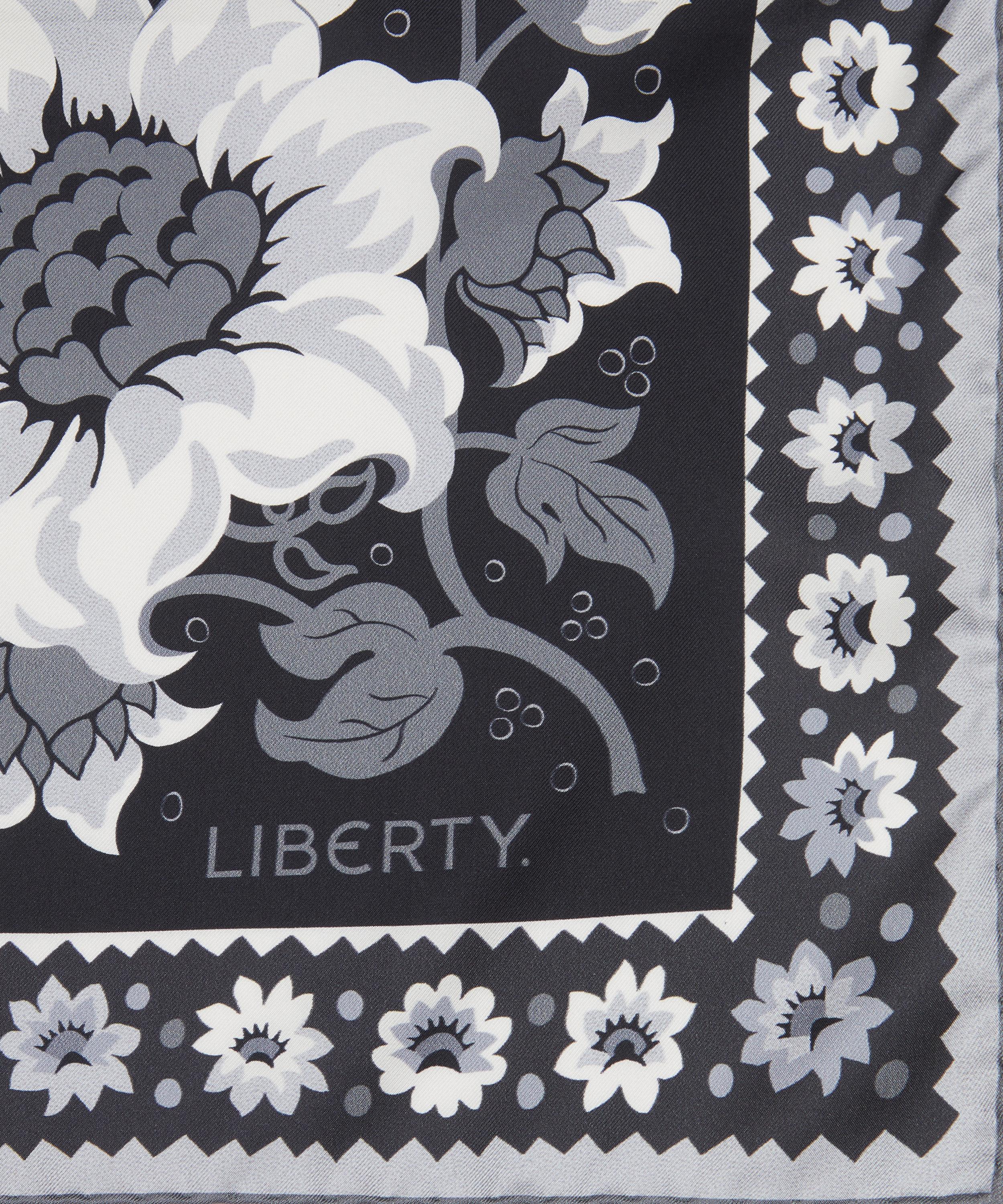 Liberty - Freyja Paisley Silk Scarf 90 image number 3