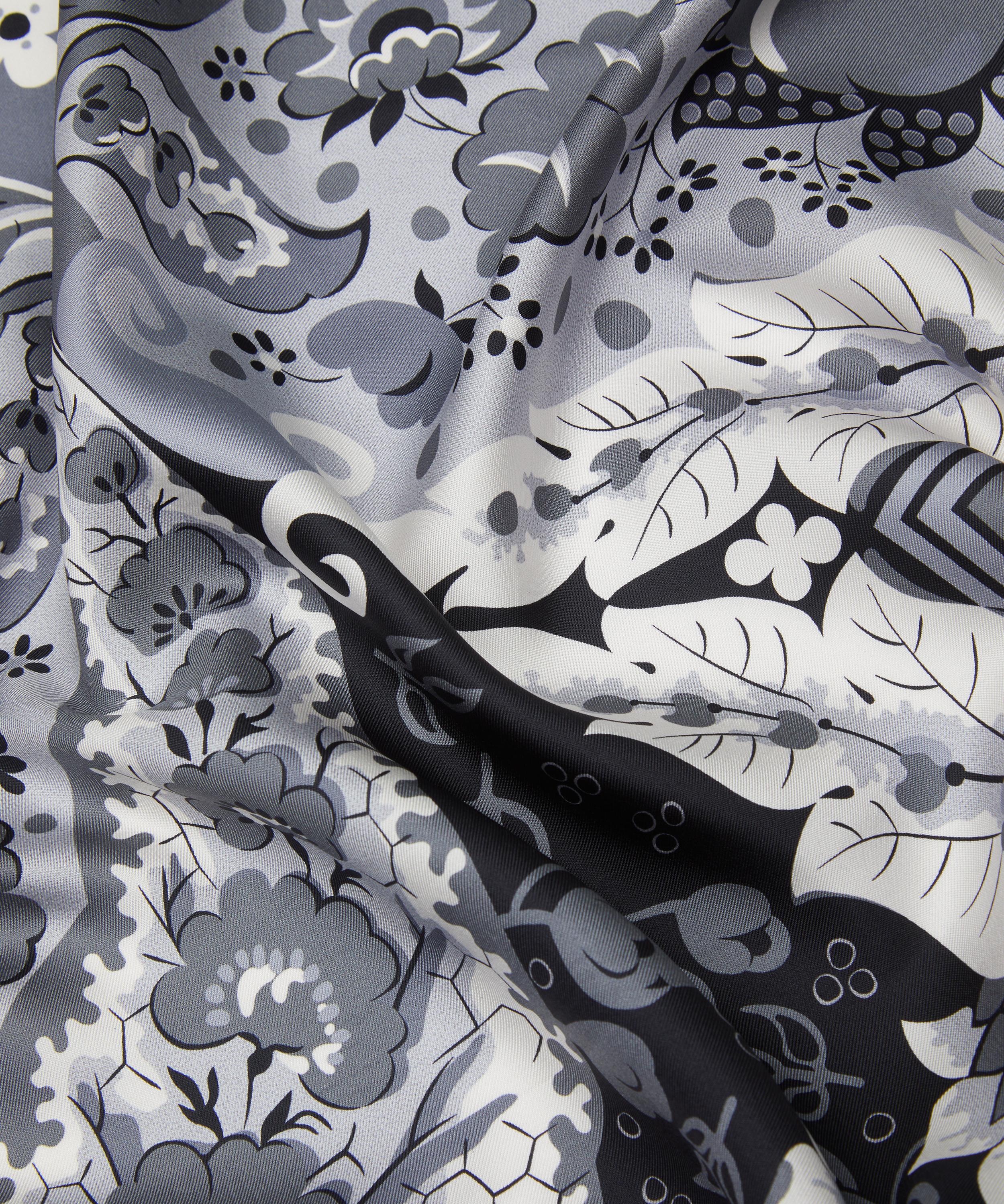 Liberty - Freyja Paisley Silk Scarf 90 image number 4