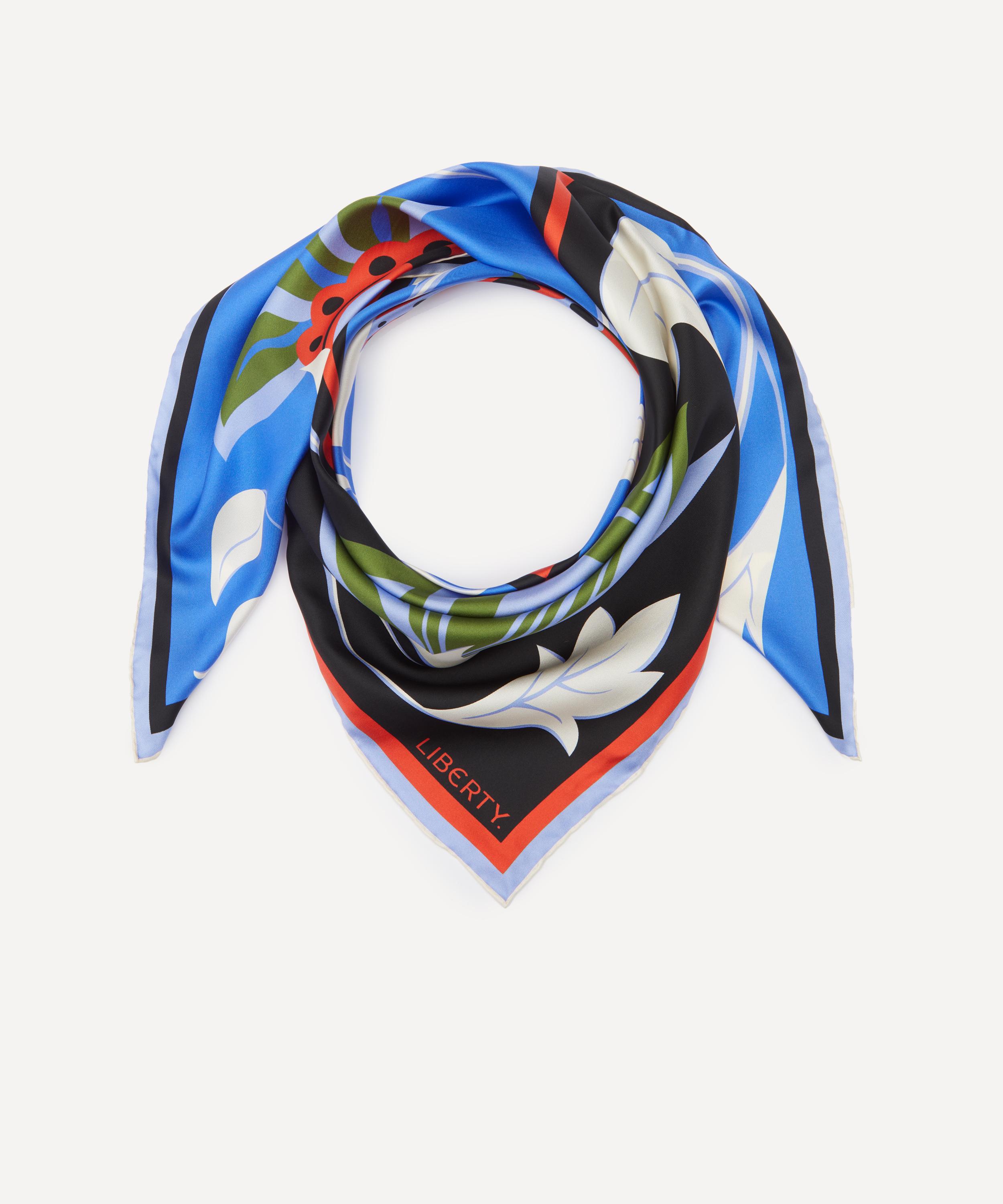Liberty - Tudor Floral Silk Scarf 90 image number 2