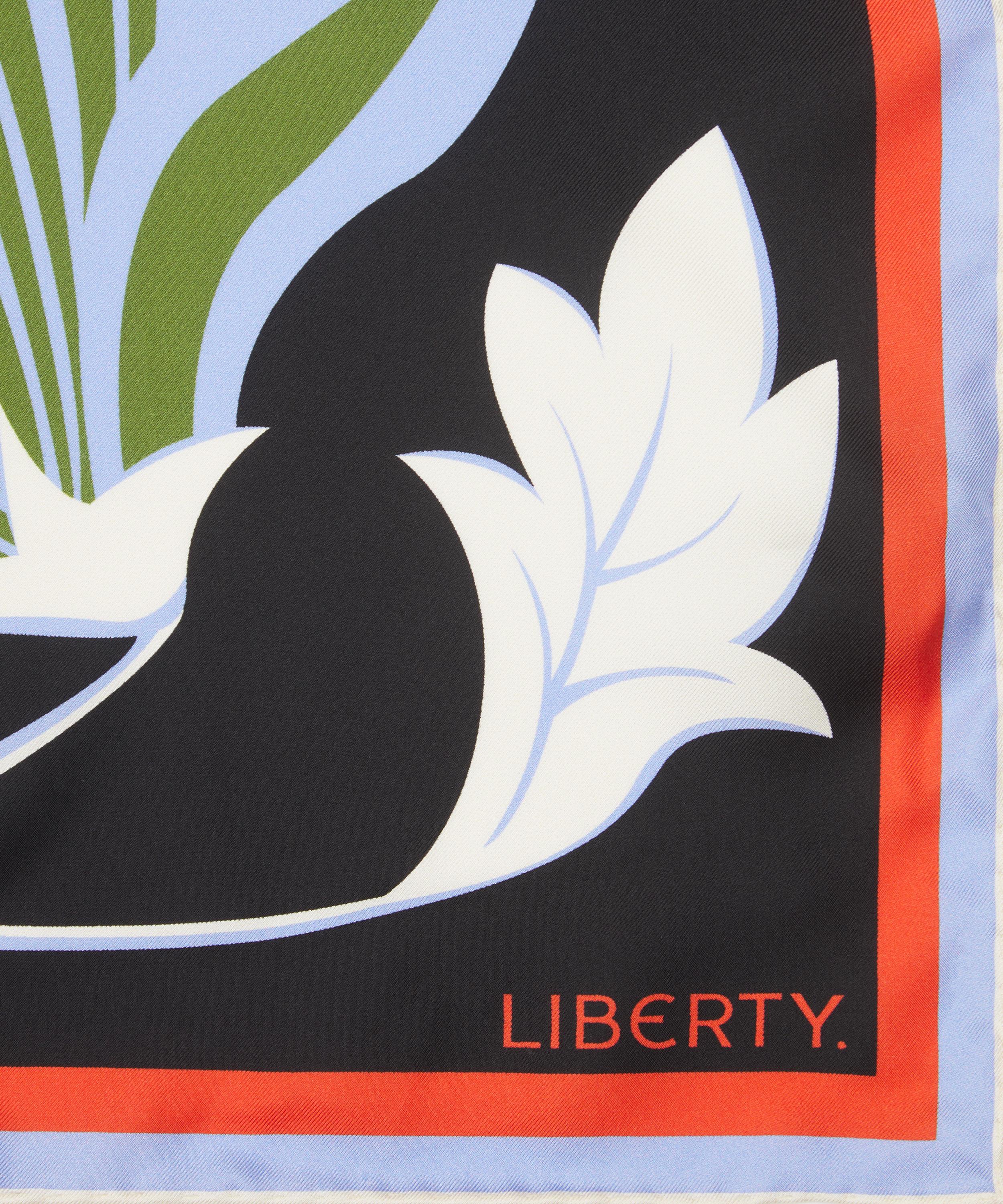 Liberty - Tudor Floral Silk Scarf 90 image number 3