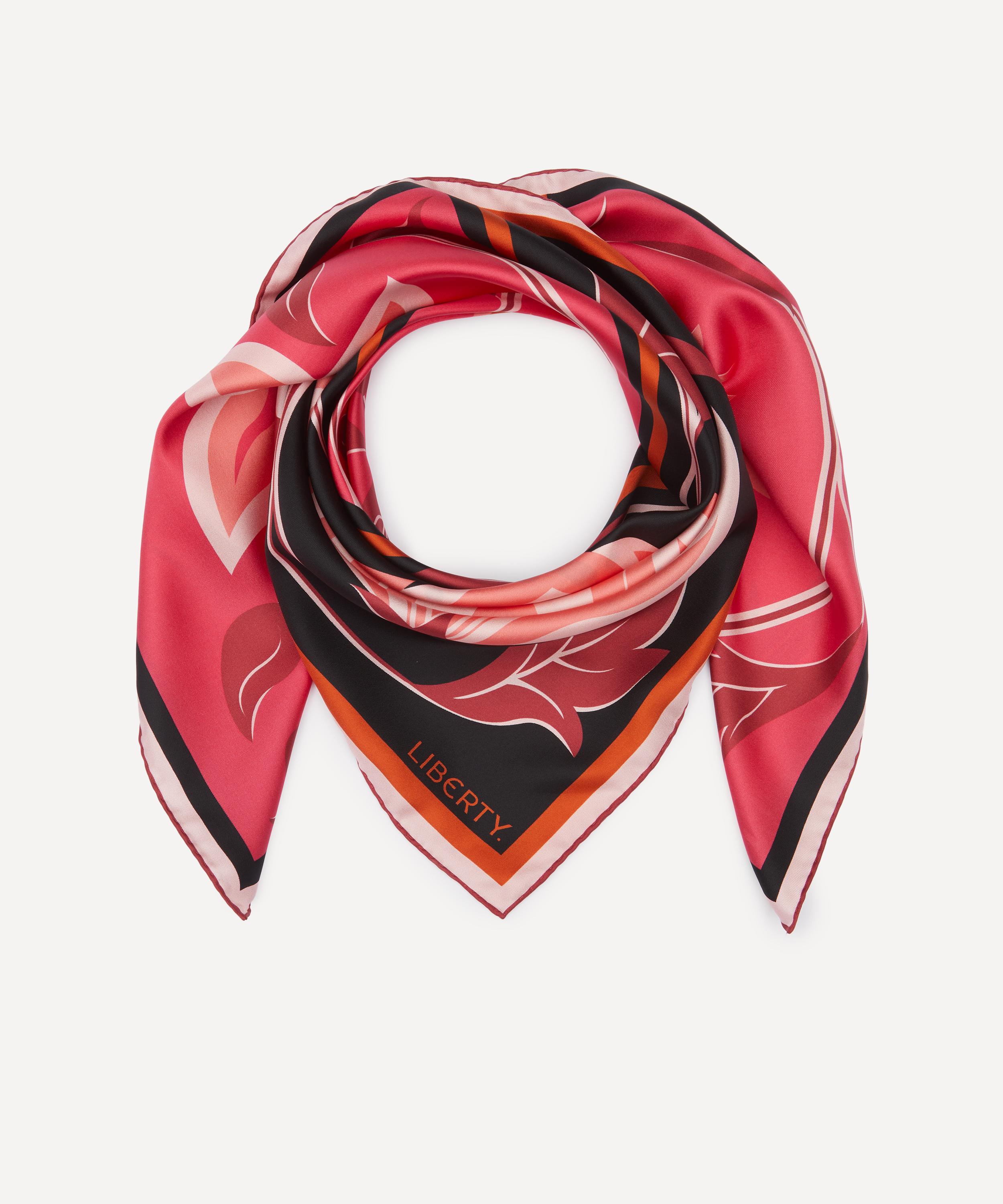 Liberty - Tudor Floral Silk Scarf 90 image number 1