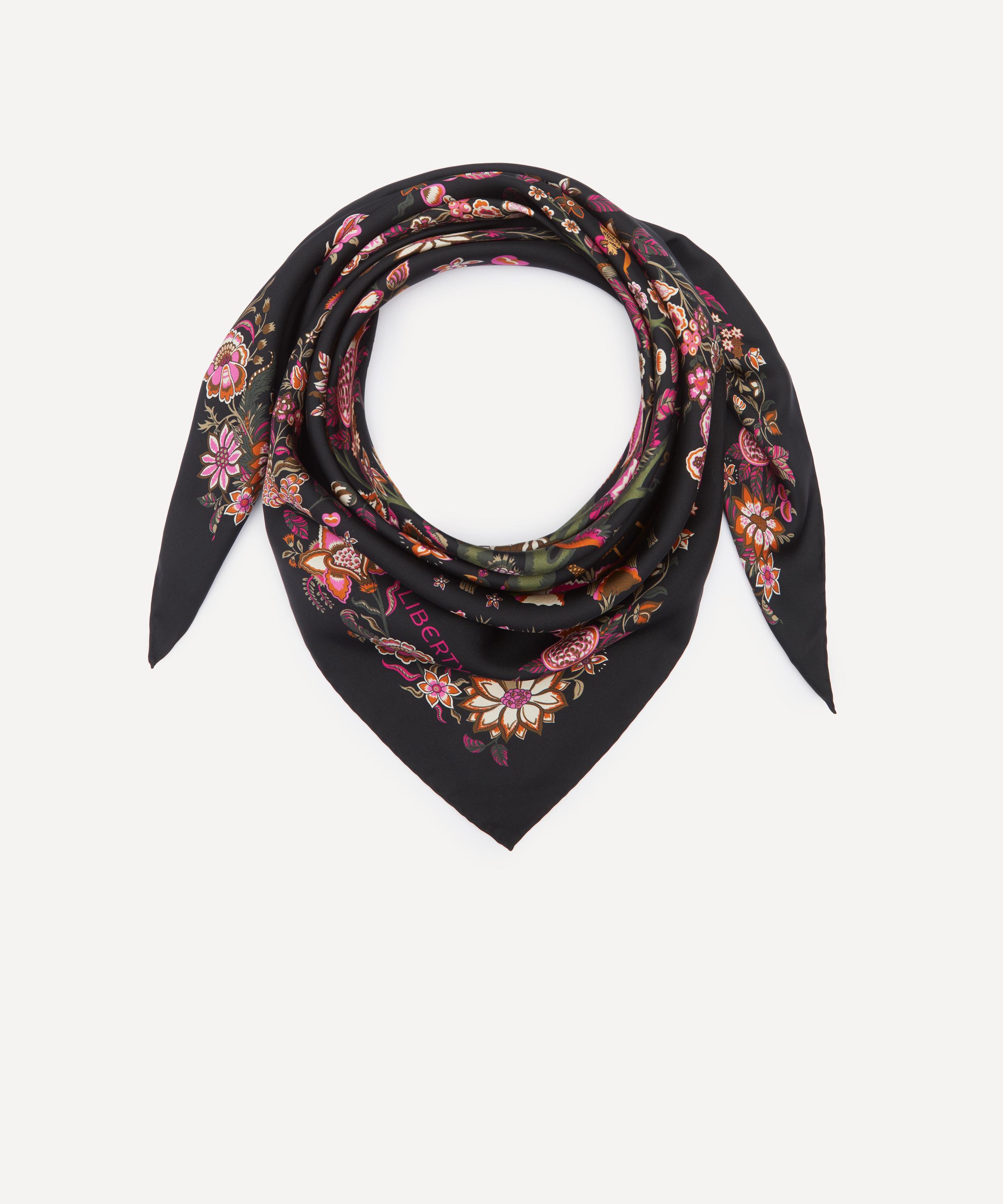 Liberty - Tropical Tree of Life Silk Scarf 90 image number 2