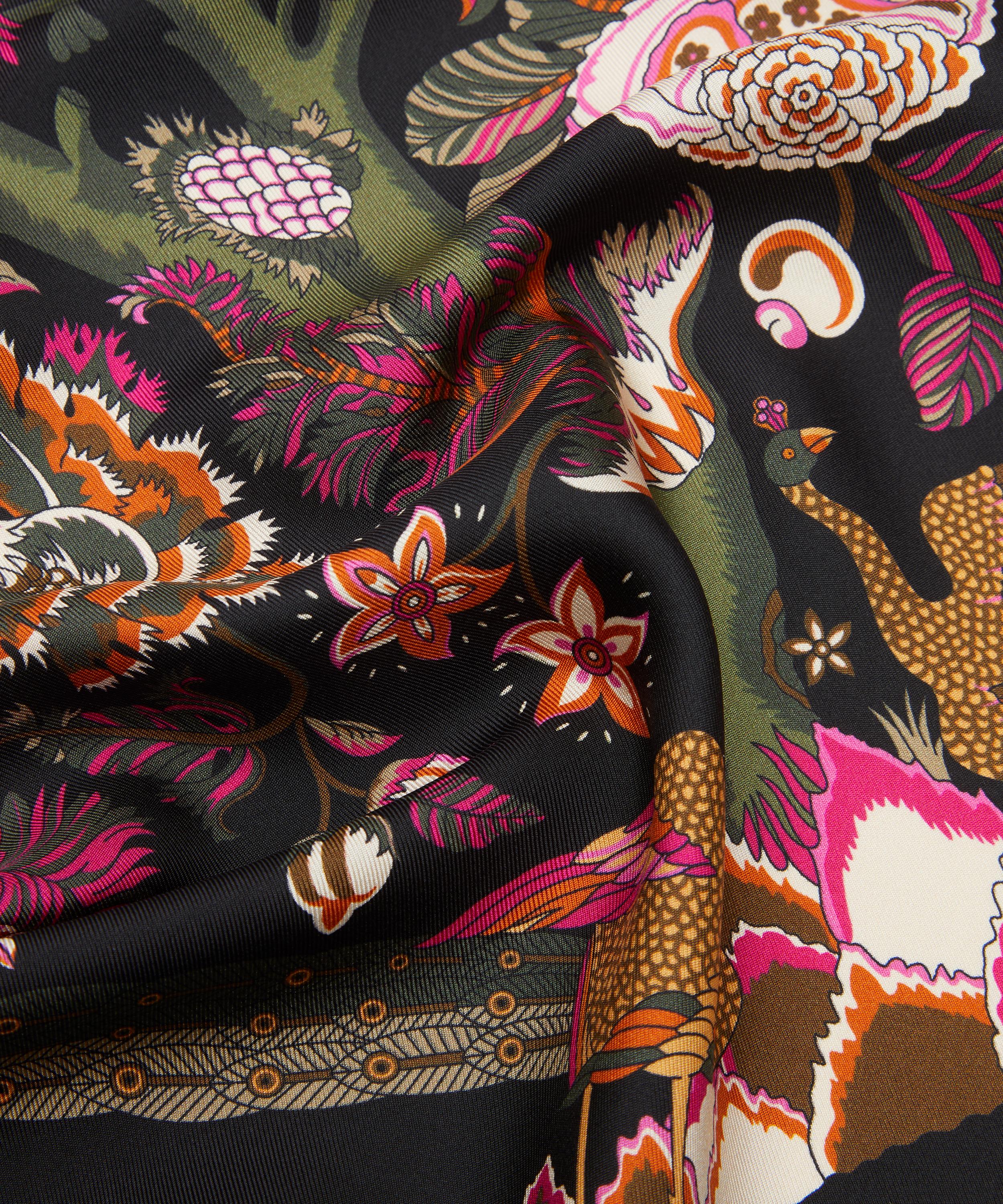 Liberty - Tropical Tree of Life Silk Scarf 90 image number 4