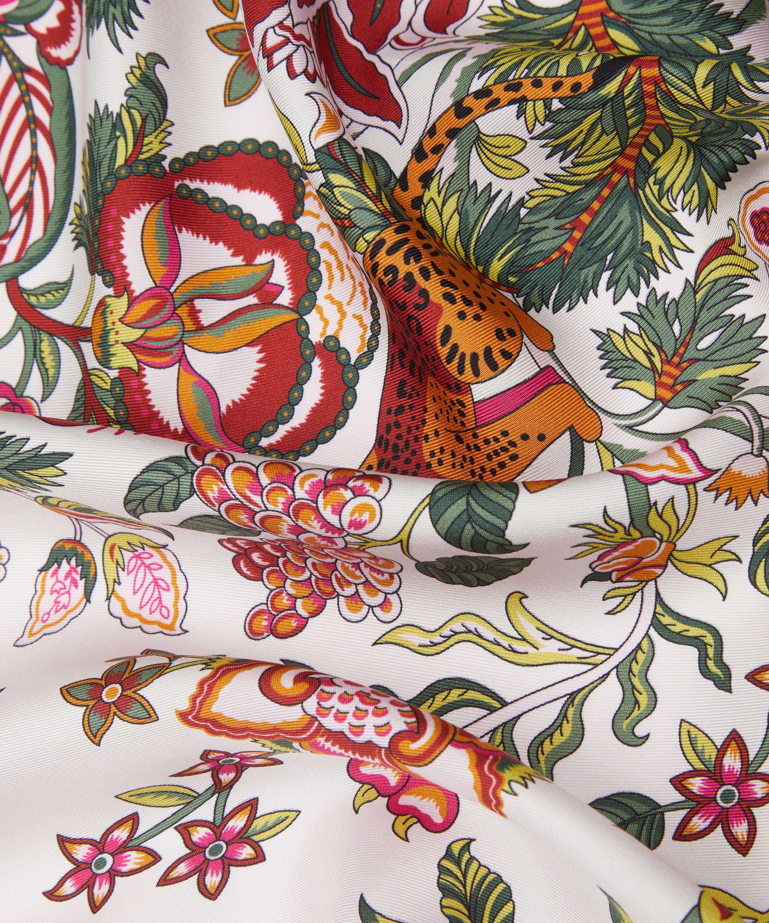 Liberty - Tropical Tree of Life Silk Scarf 90 image number 4