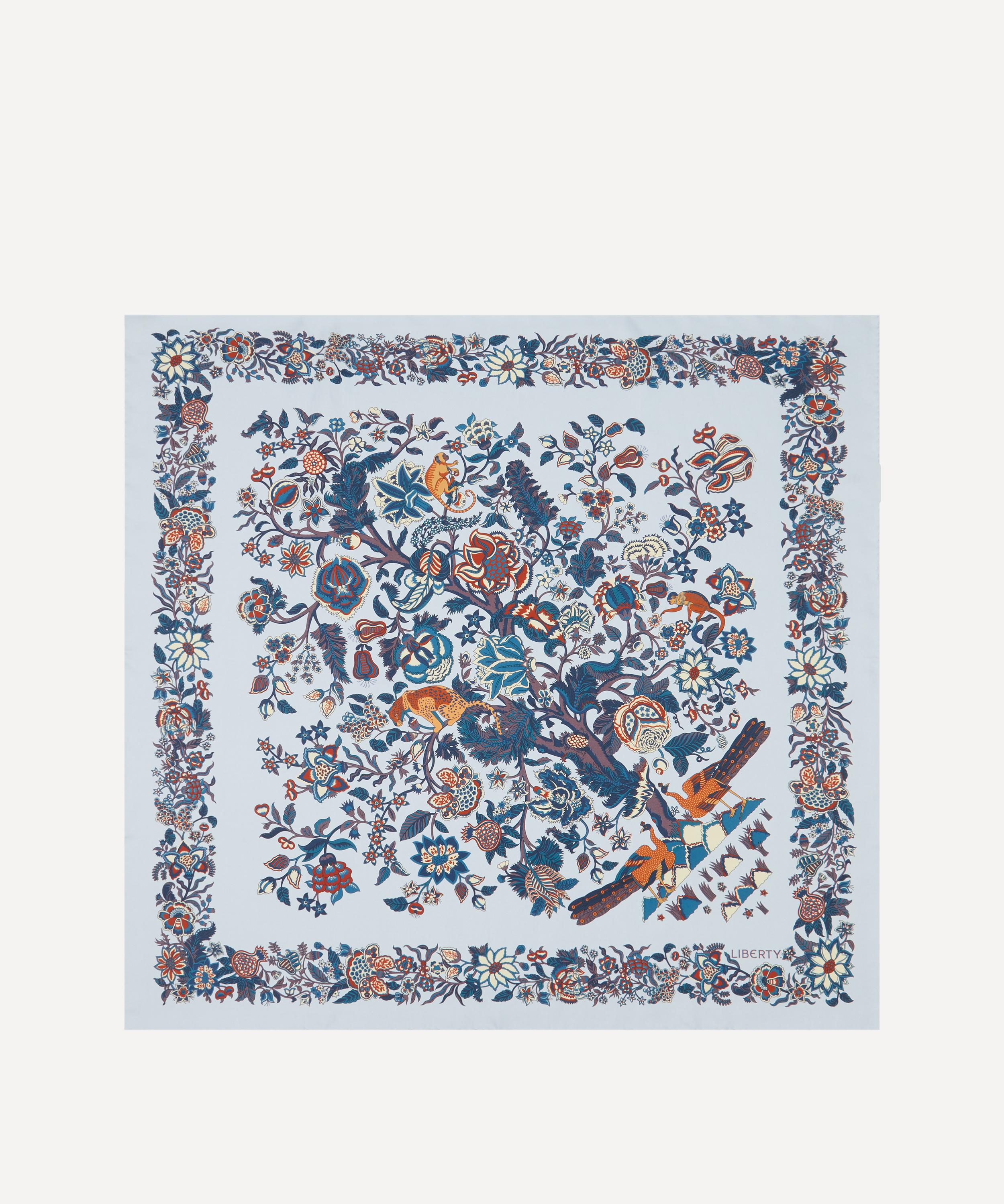 Liberty - Tropical Tree of Life Silk Scarf 90