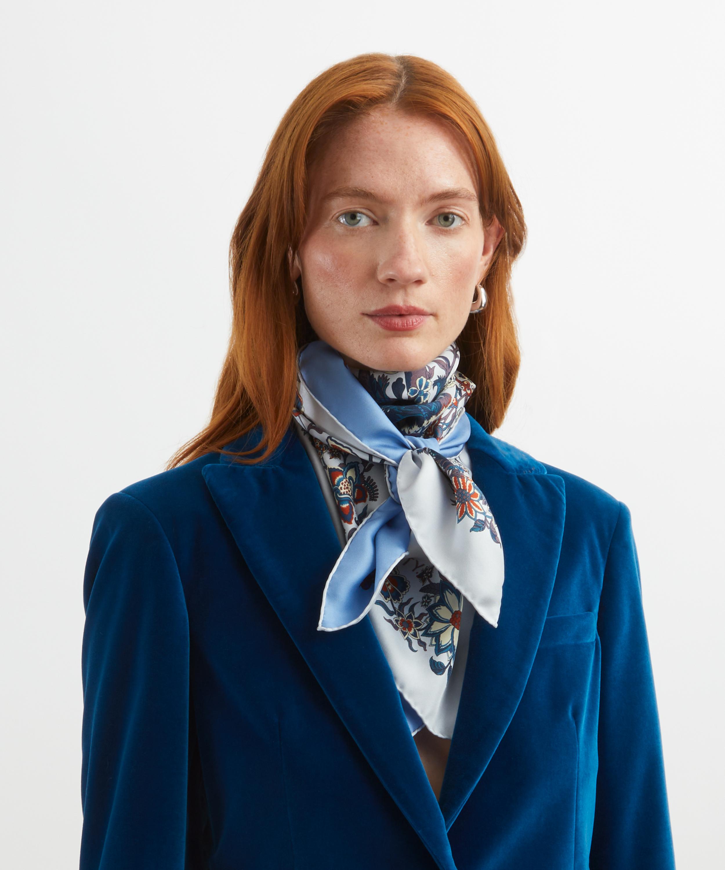 Liberty - Tropical Tree of Life Silk Scarf 90 image number 1