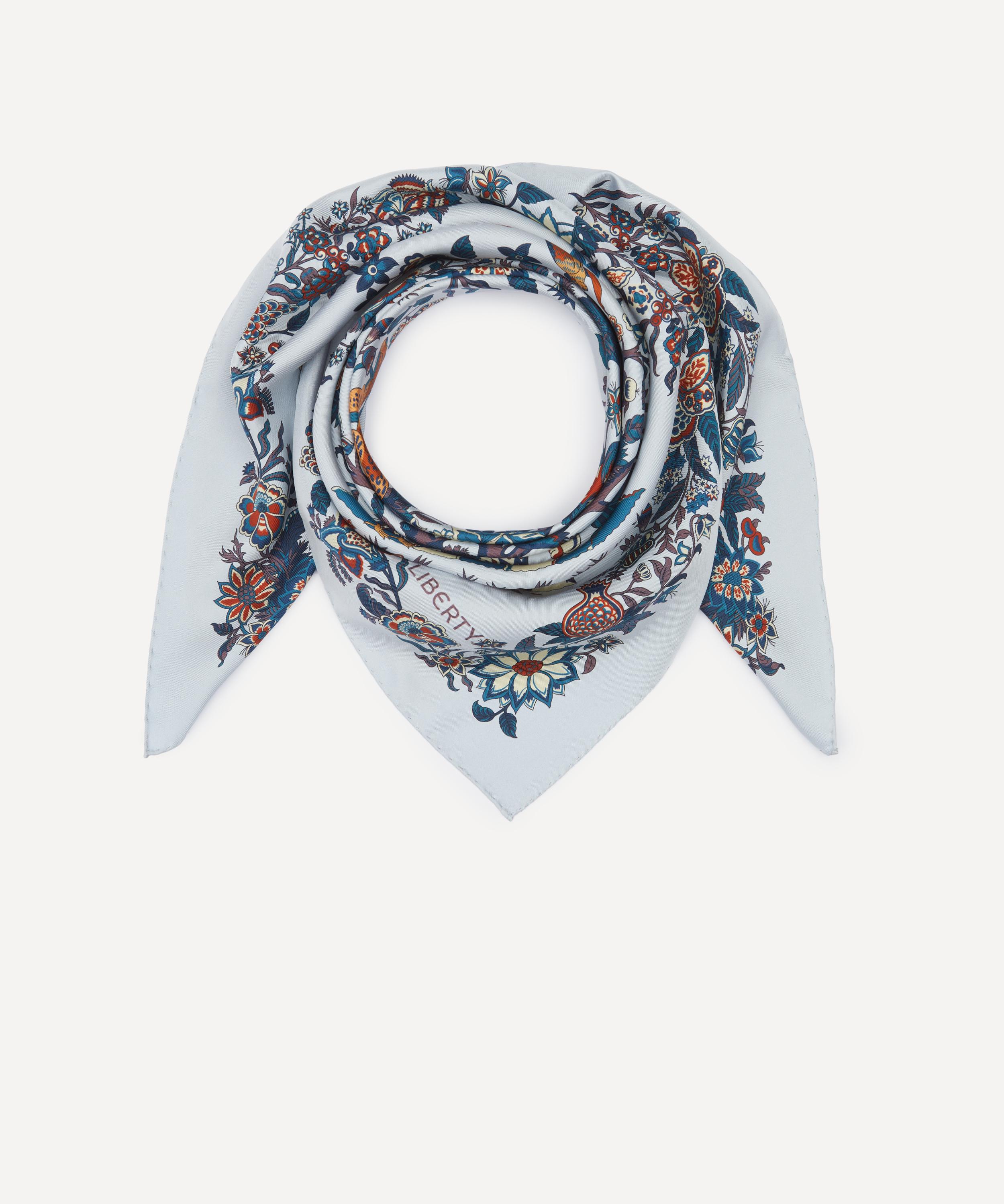 Liberty - Tropical Tree of Life Silk Scarf 90 image number 2