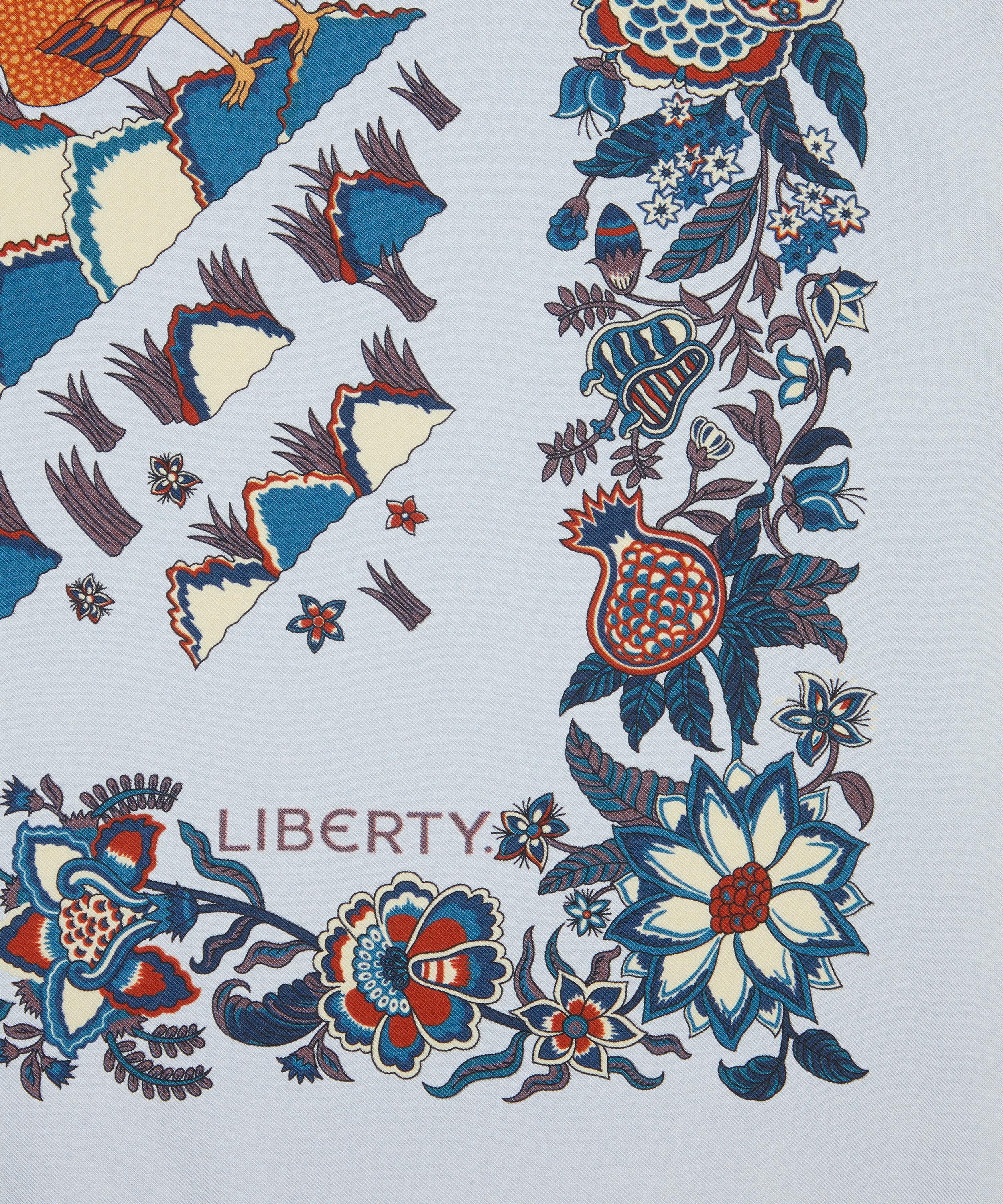 Liberty - Tropical Tree of Life Silk Scarf 90 image number 3