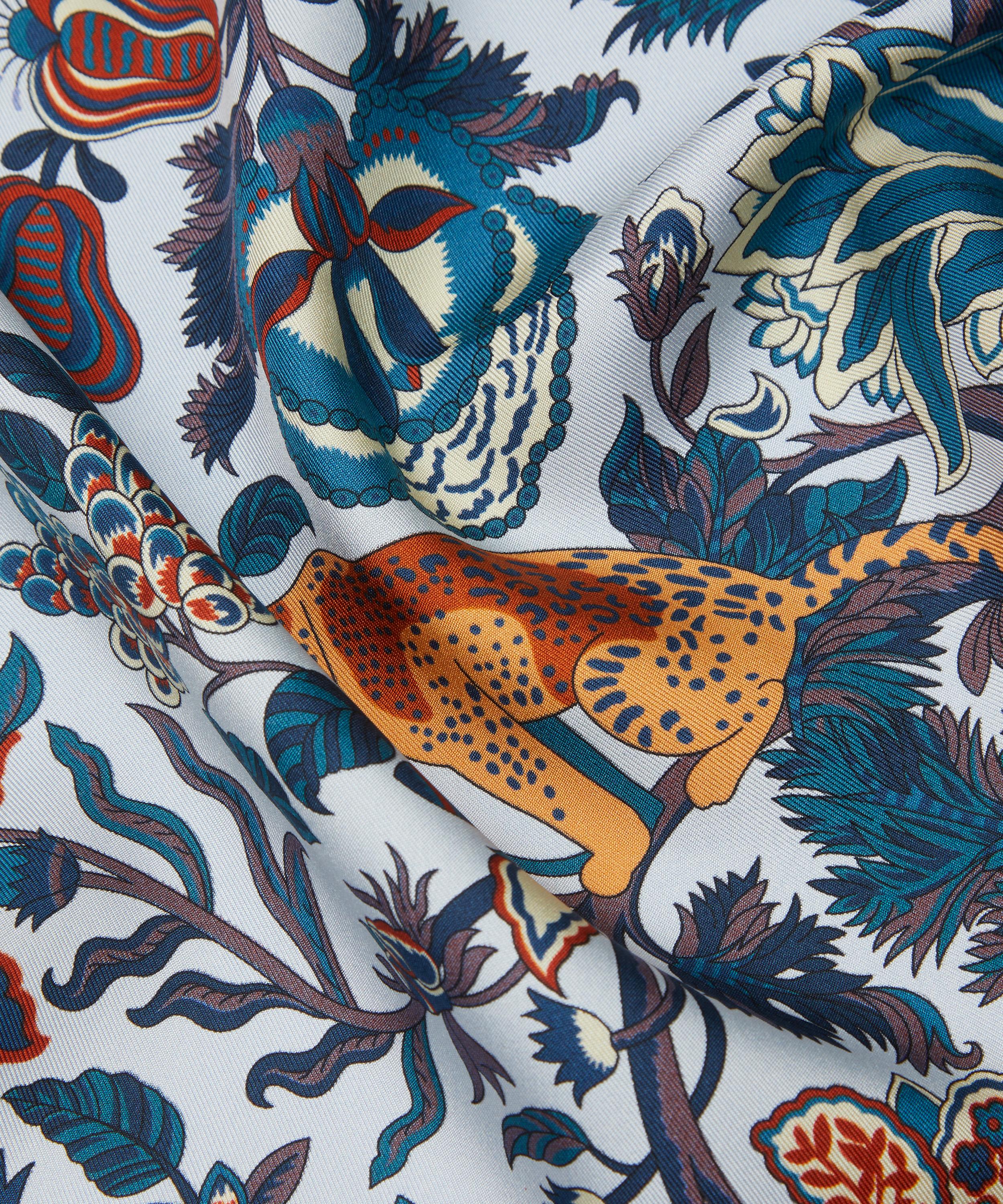 Liberty - Tropical Tree of Life Silk Scarf 90 image number 4