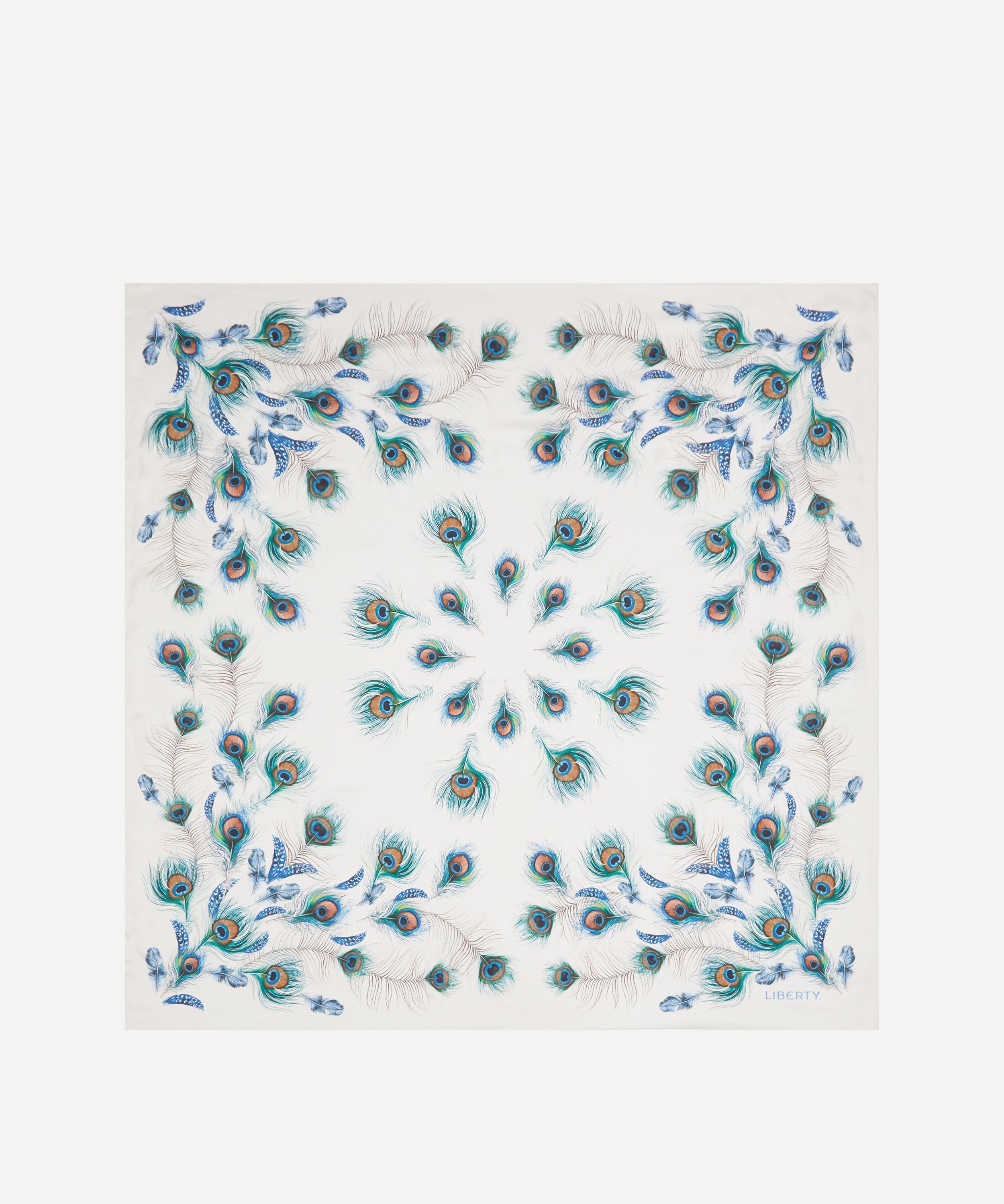 Liberty - Peacock Hall Silk Scarf 140 image number 0