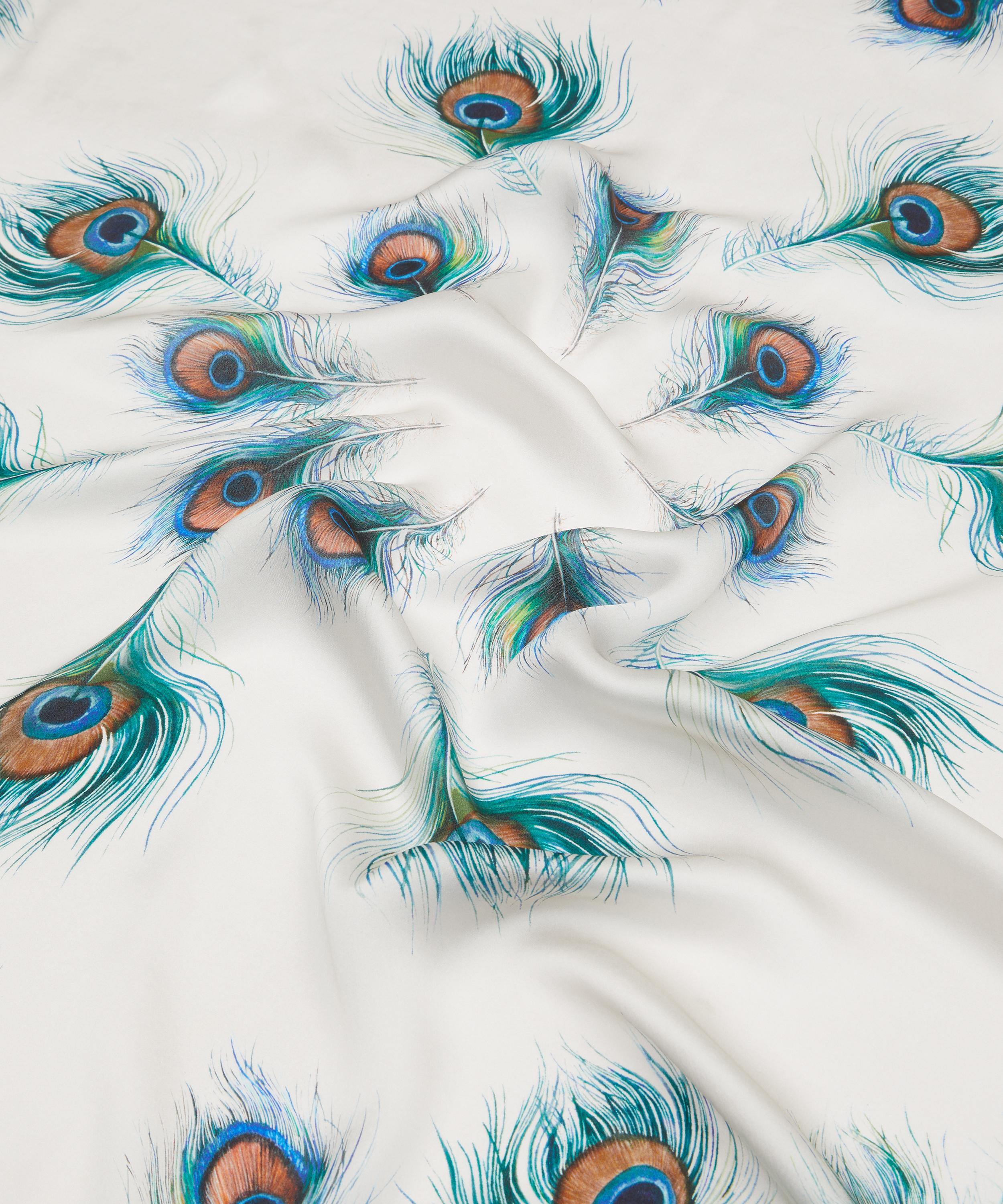 Liberty - Peacock Hall Silk Scarf 140 image number 4