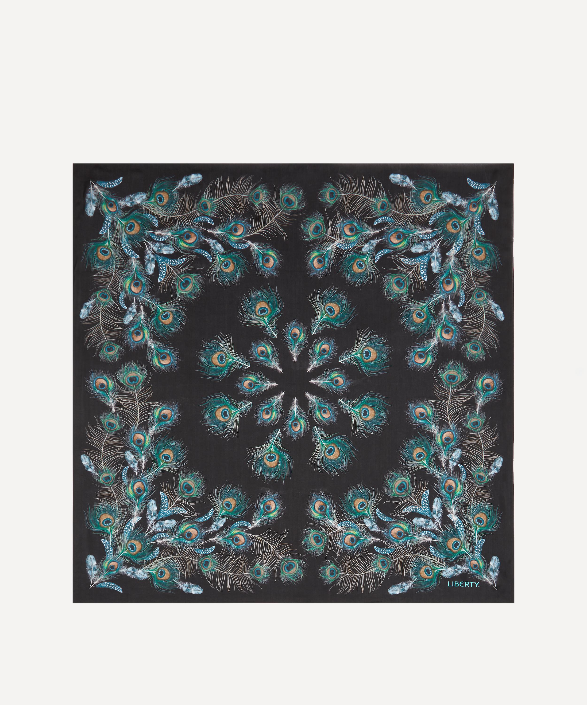 Liberty - Peacock Hall Silk Scarf 140