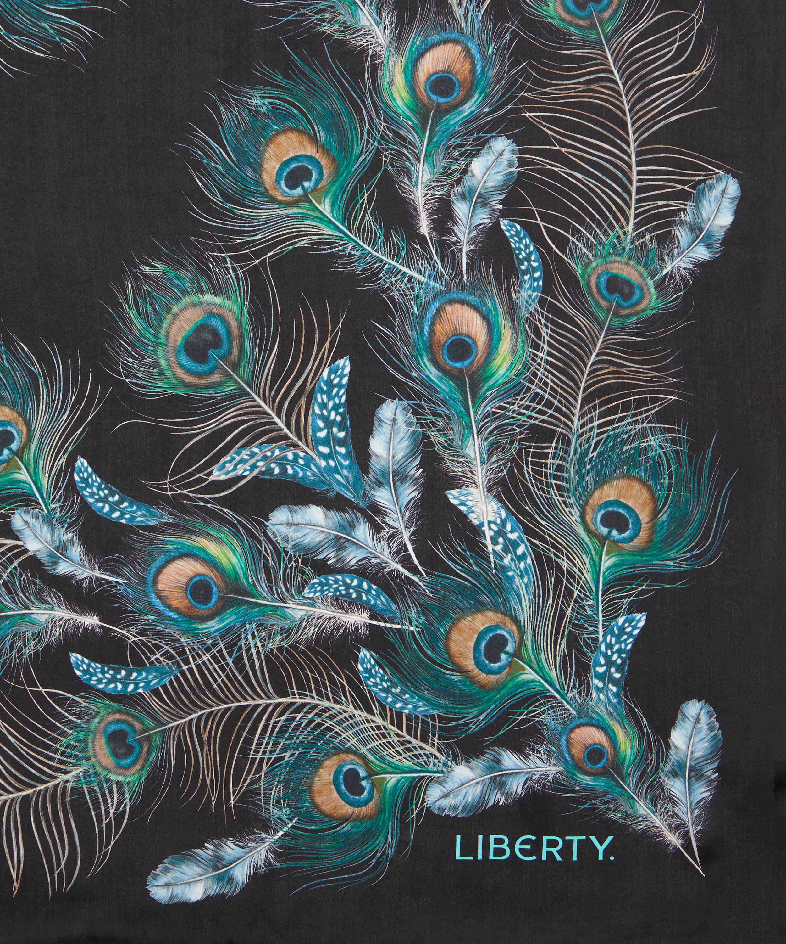 Liberty - Peacock Hall Silk Scarf 140 image number 2