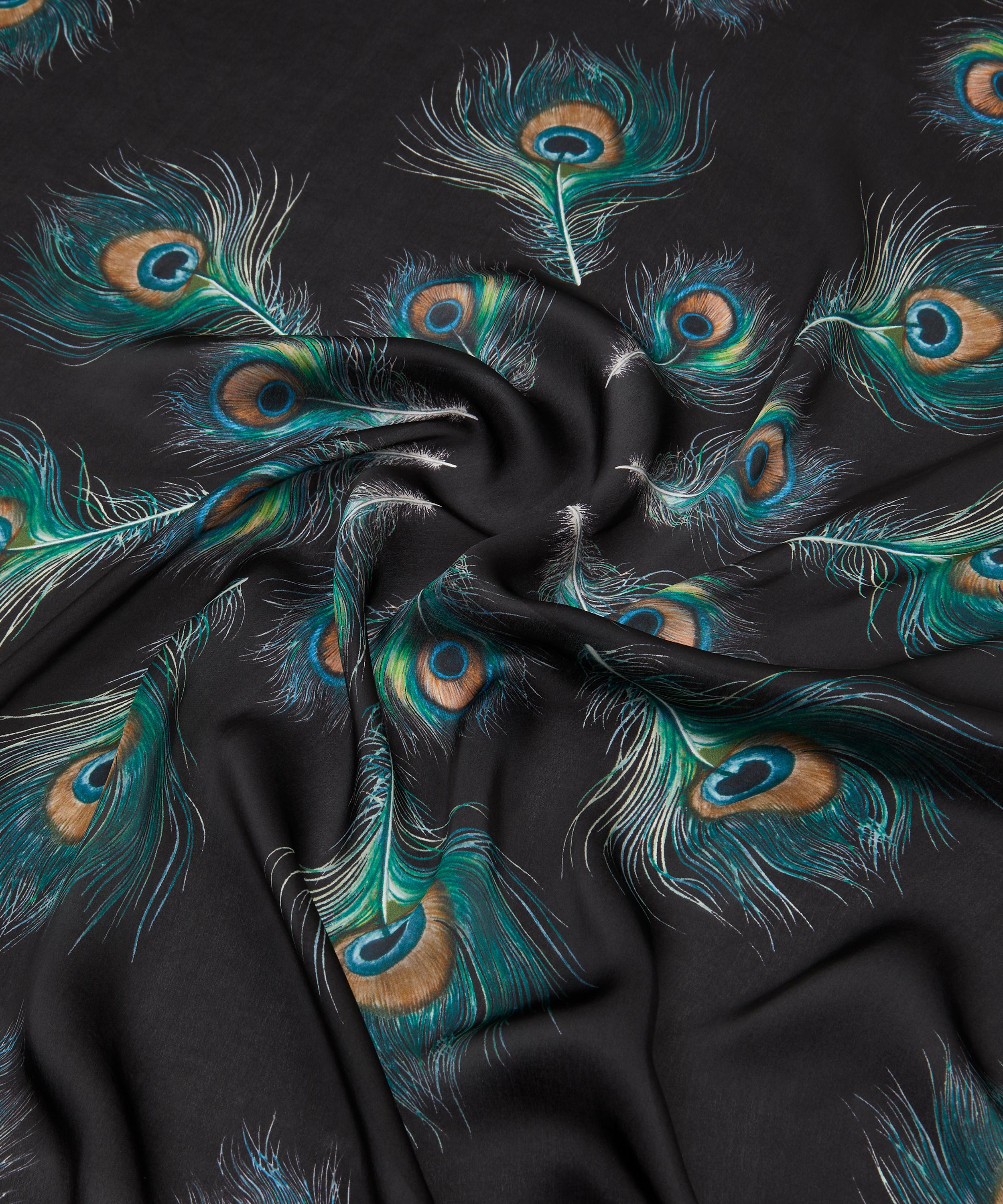 Liberty - Peacock Hall Silk Scarf 140 image number 3