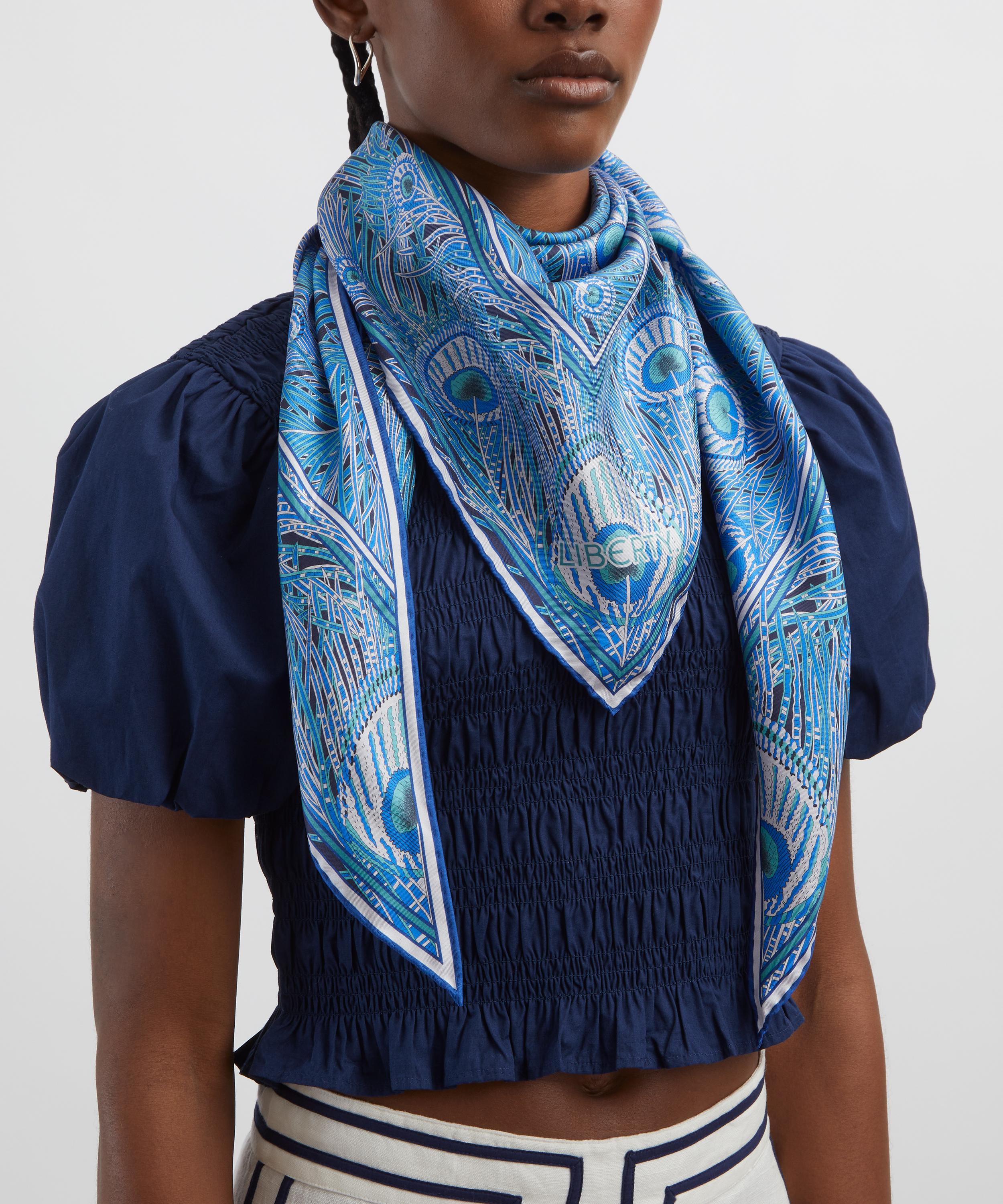 Liberty - Hera Triangle 100X140 Silk Scarf image number 1