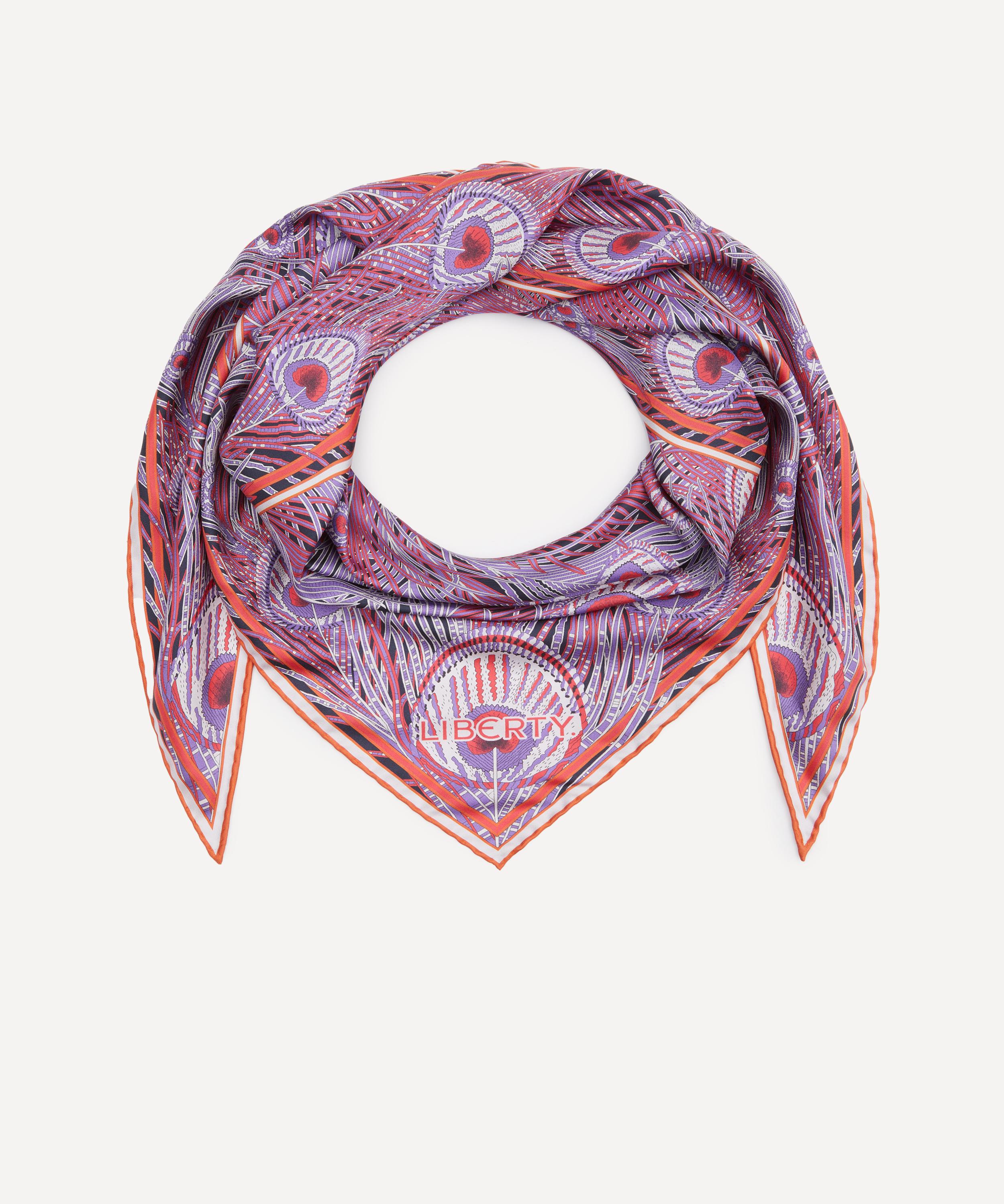 Liberty - Hera Triangle 100X140 Silk Scarf image number 1