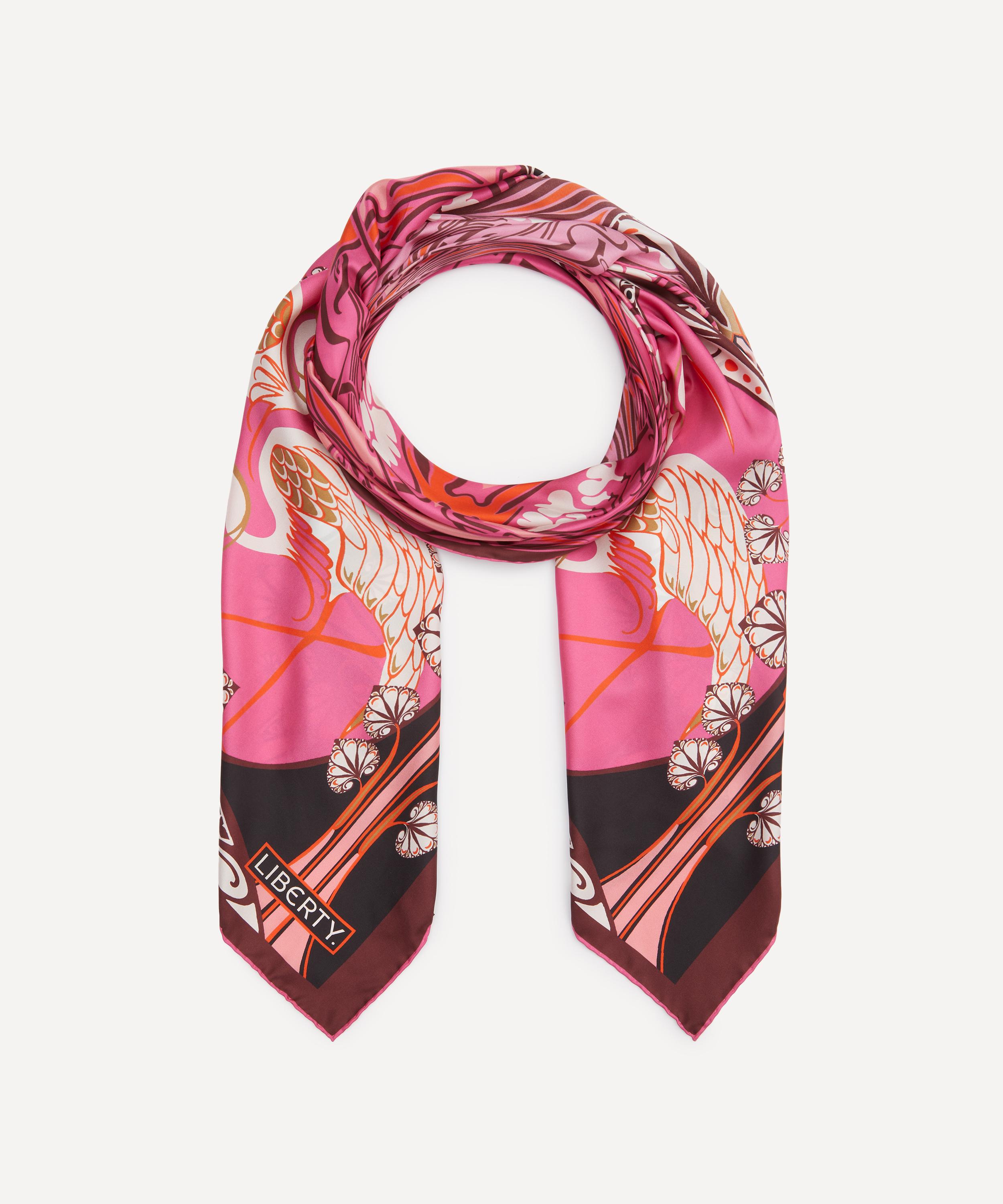 Liberty - Heron 70X200 Silk Scarf image number 1