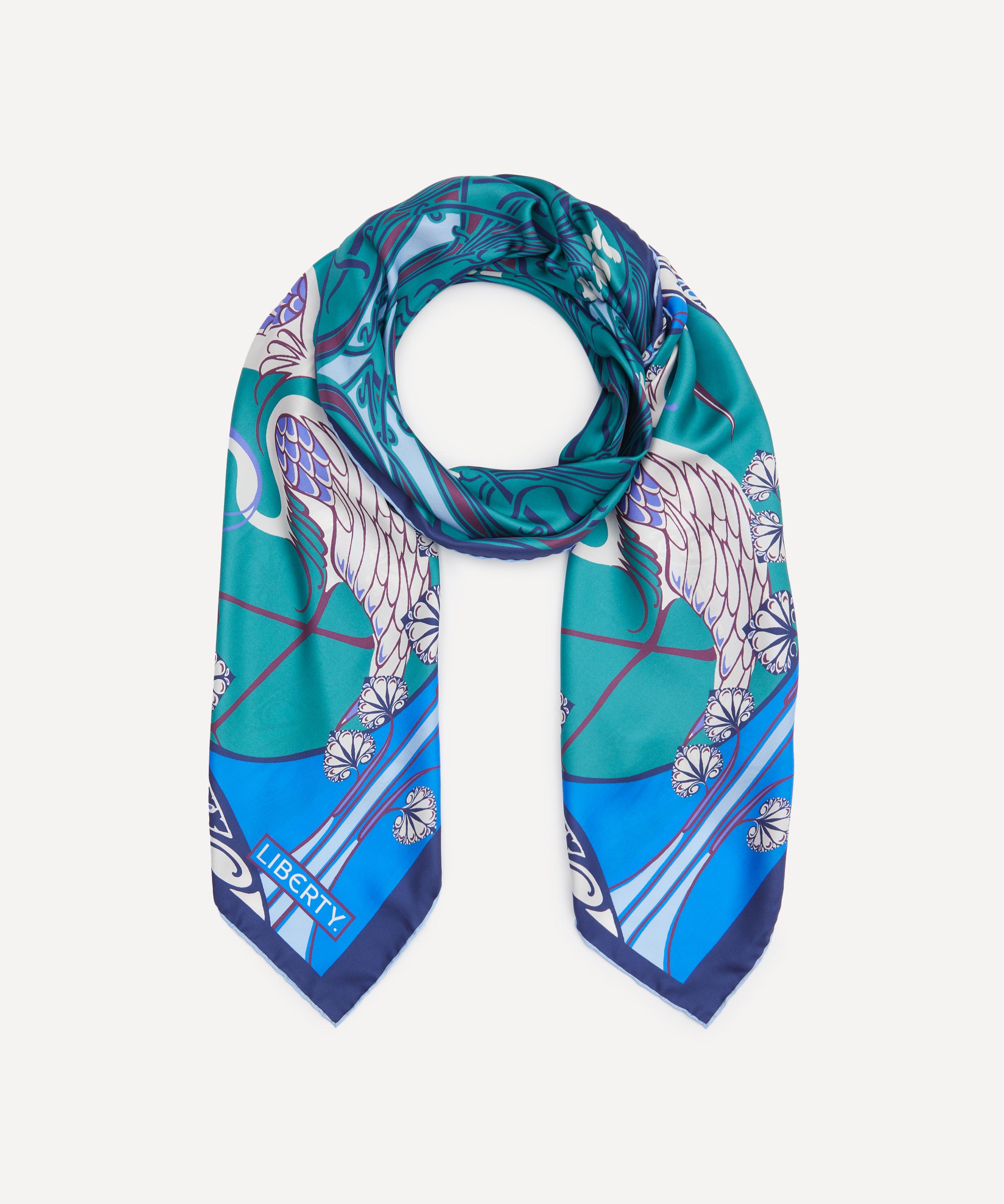 Liberty - Heron 70X200 Silk Scarf image number 2