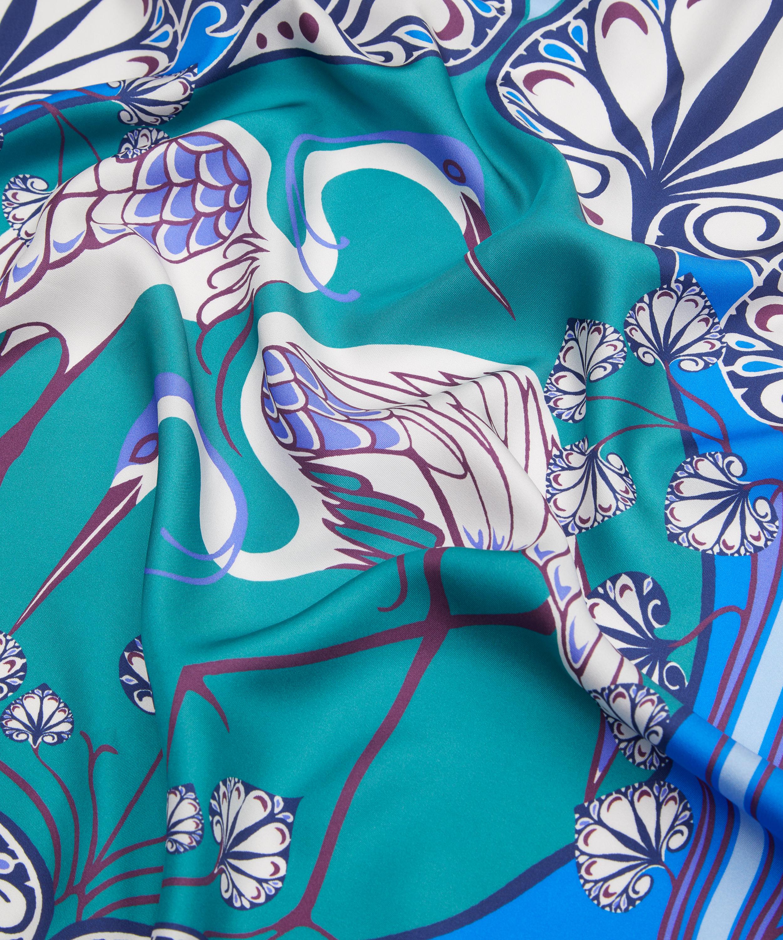 Liberty - Heron 70X200 Silk Scarf image number 4