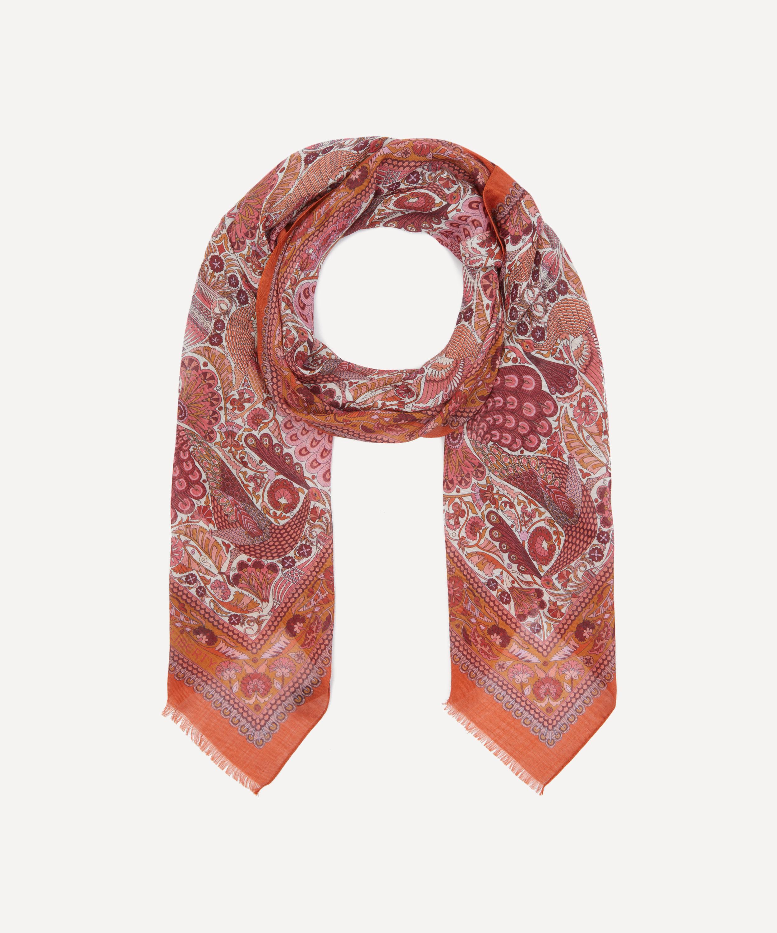 Liberty - Peacock Garden 70X200 Wool-Silk Scarf image number 1