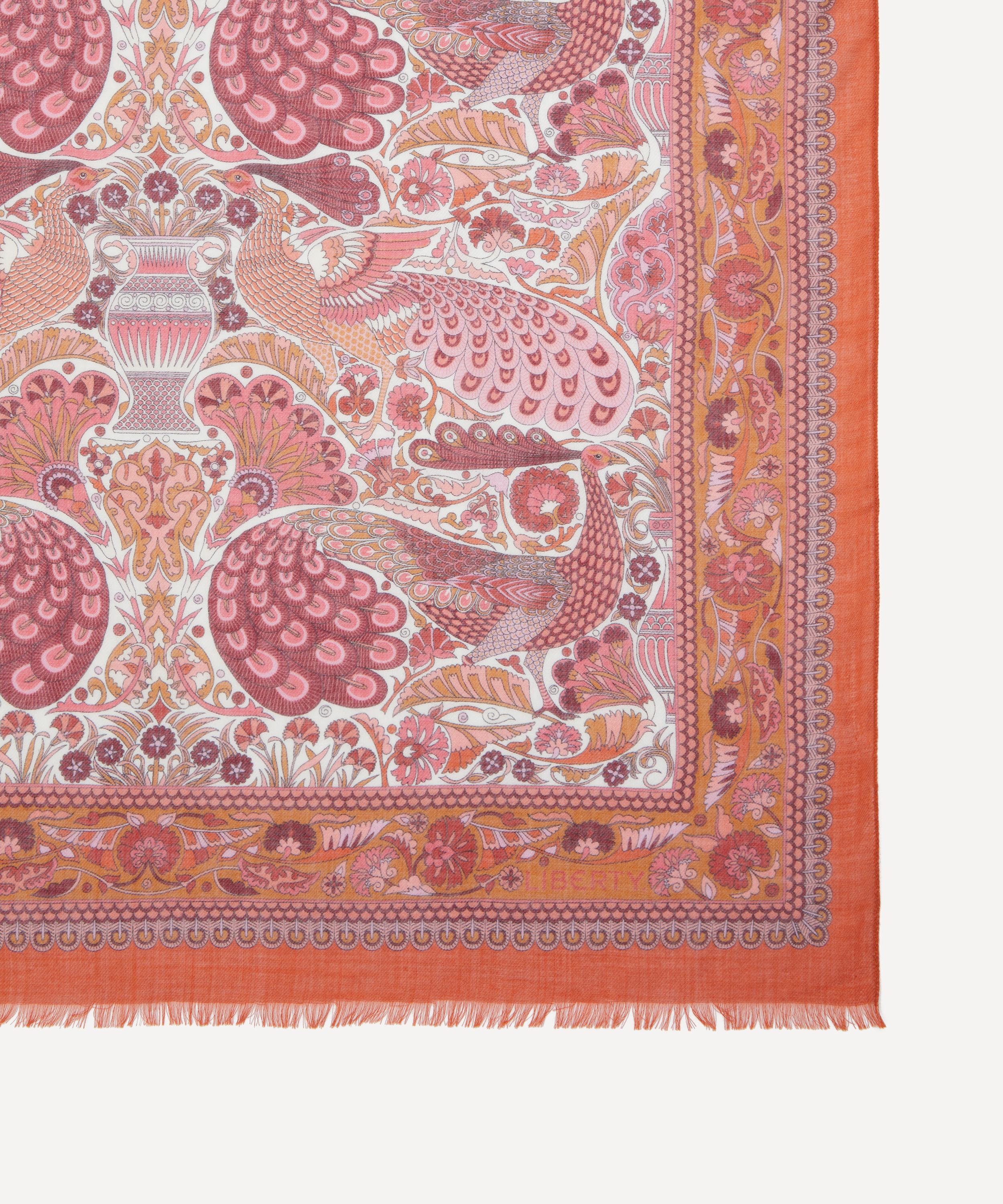 Liberty - Peacock Garden 70X200 Wool-Silk Scarf image number 2