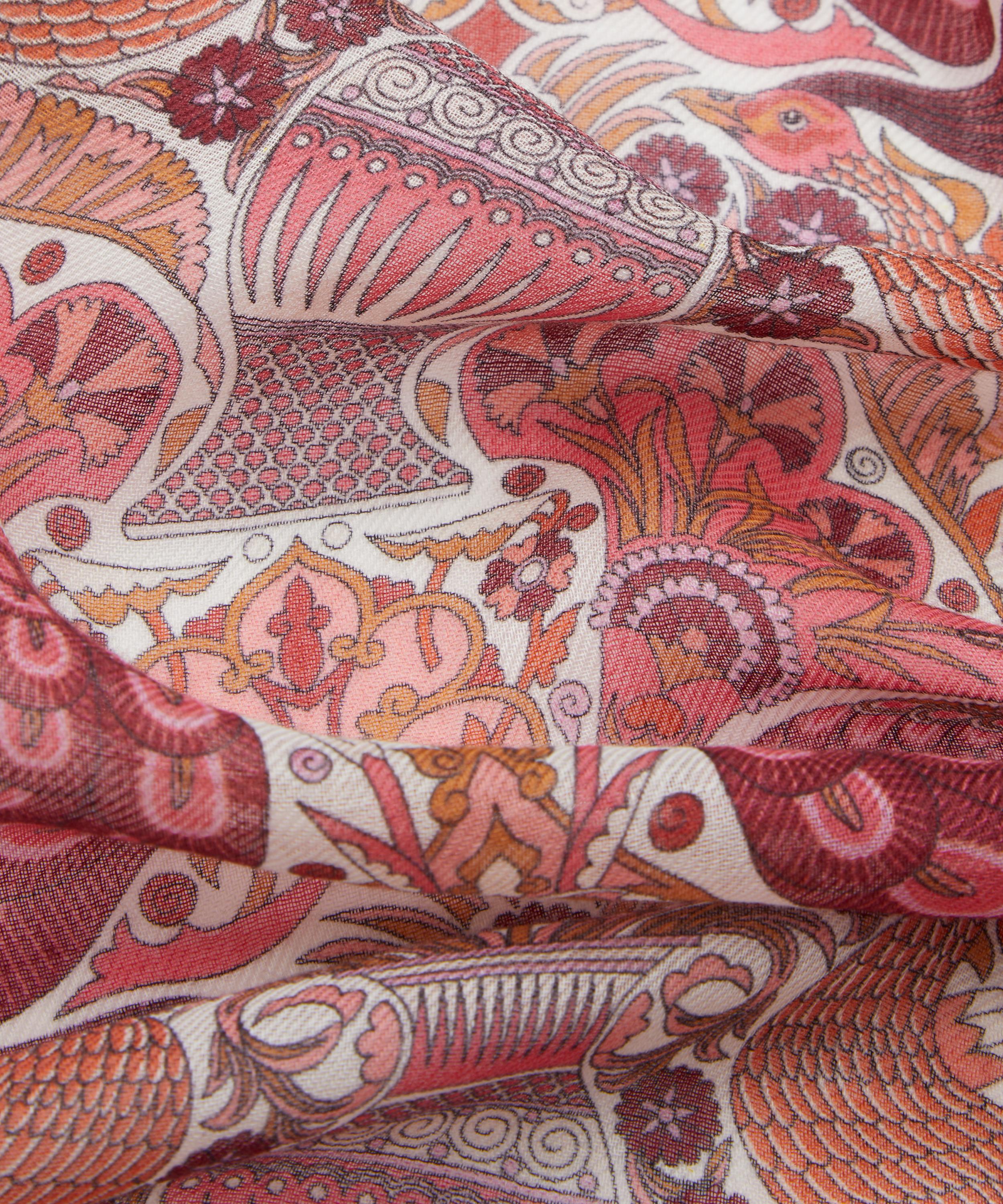 Liberty - Peacock Garden 70X200 Wool-Silk Scarf image number 3