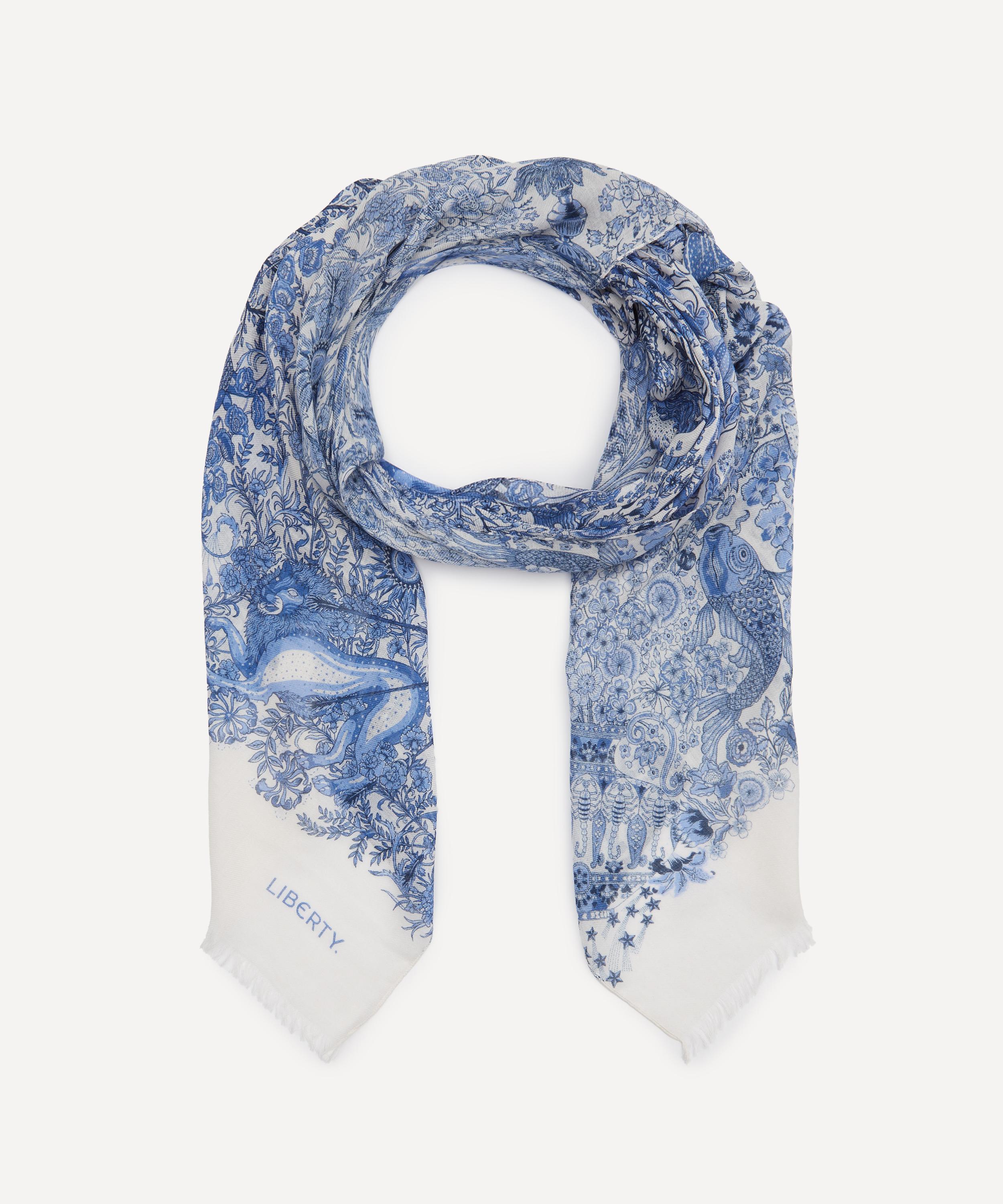 Liberty - Celestial 70X200 Wool-Silk Scarf image number 2