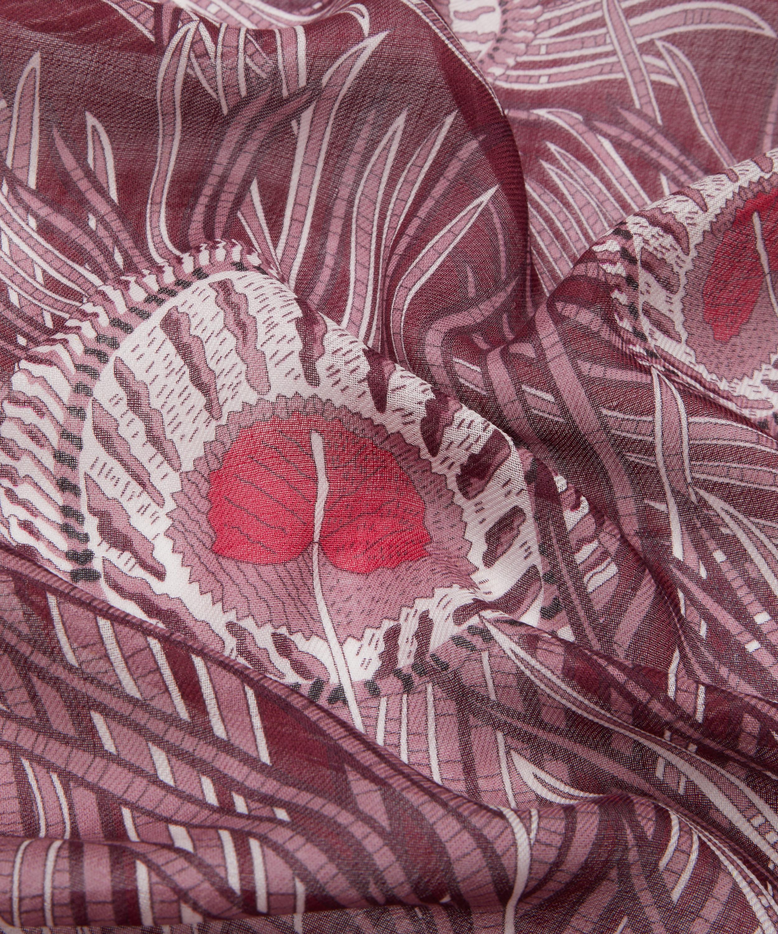 Liberty - Hera Bouquet 70X190 Wool-Silk Scarf image number 4