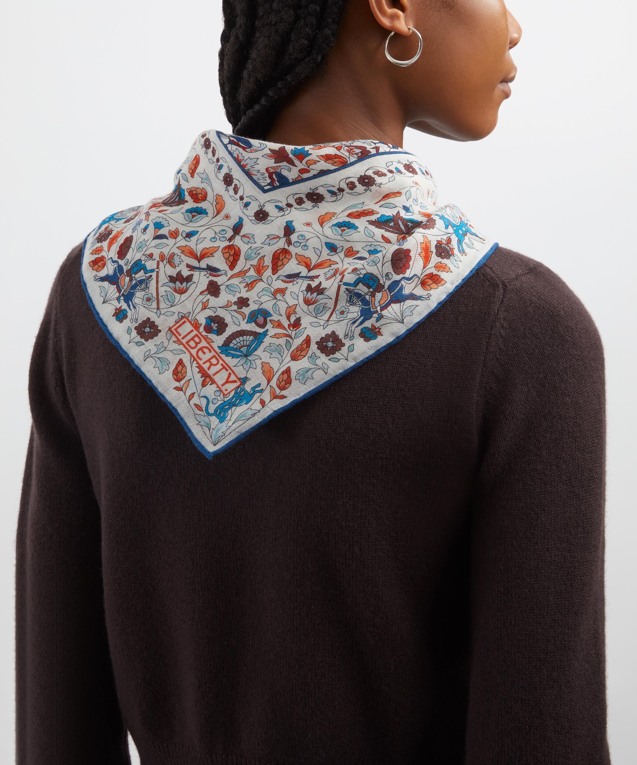 Liberty - Imran Oasis Silk Scarf 70 image number 1