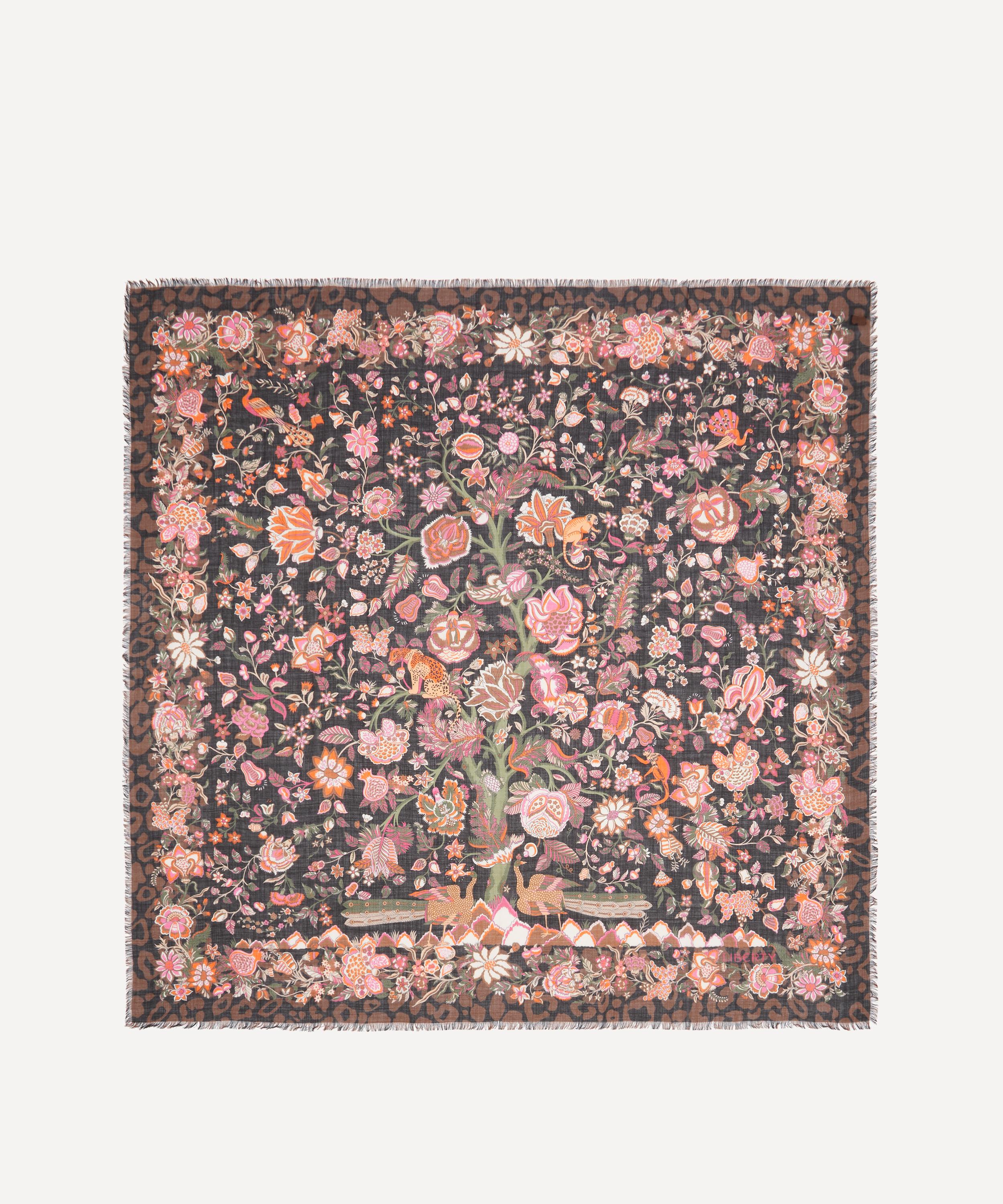 Liberty - Tree of Life Voyage Wool-Silk Scarf 140 image number 0