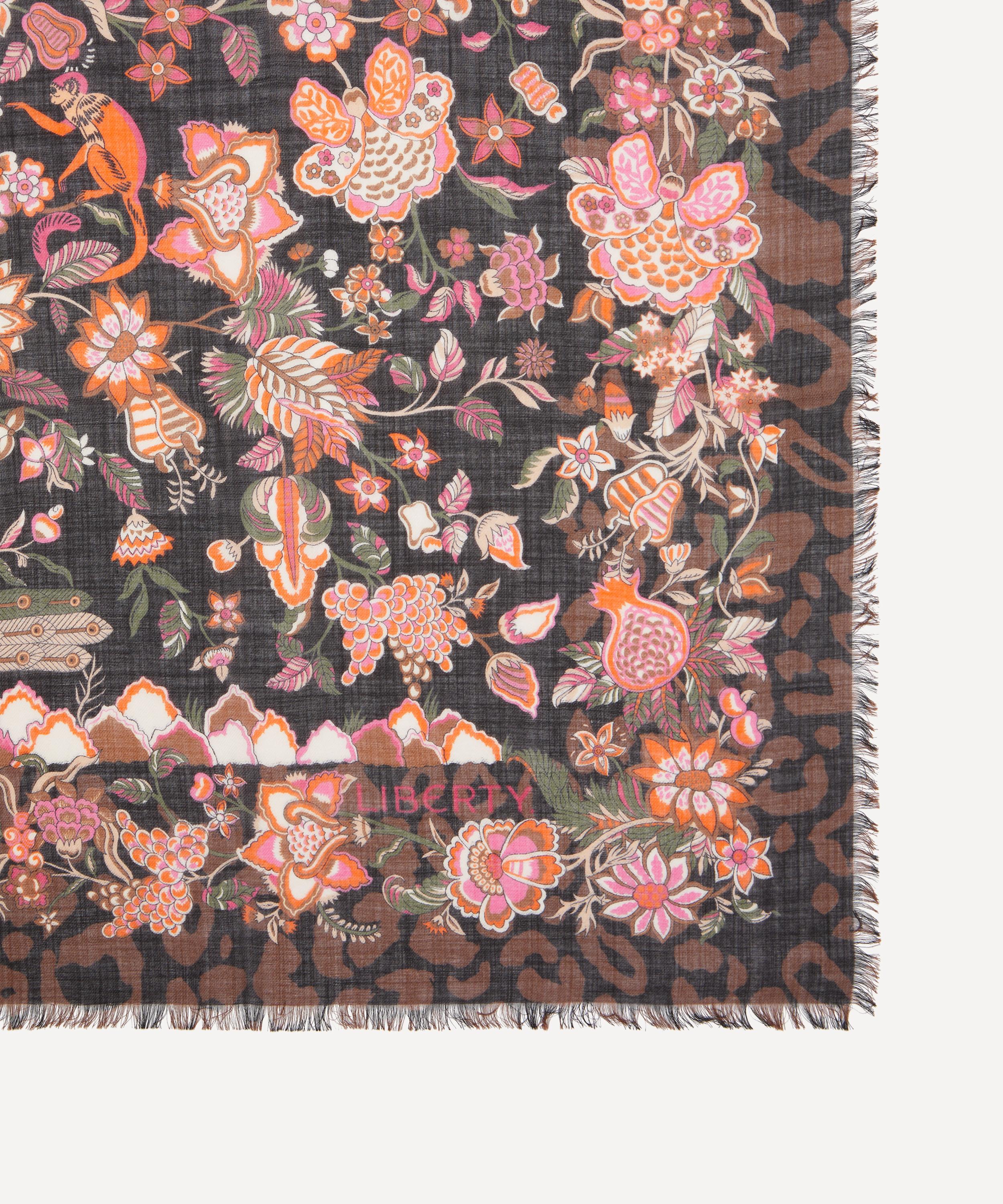 Liberty - Tree of Life Voyage Wool-Silk Scarf 140 image number 2