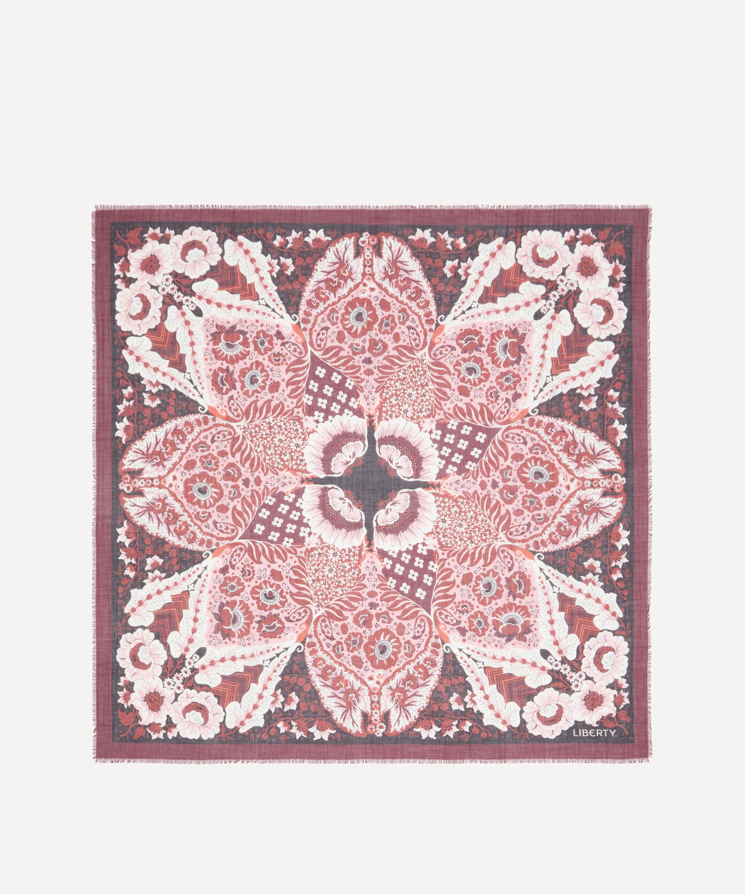 Liberty - Freyja Paisley Cashmere Scarf 140