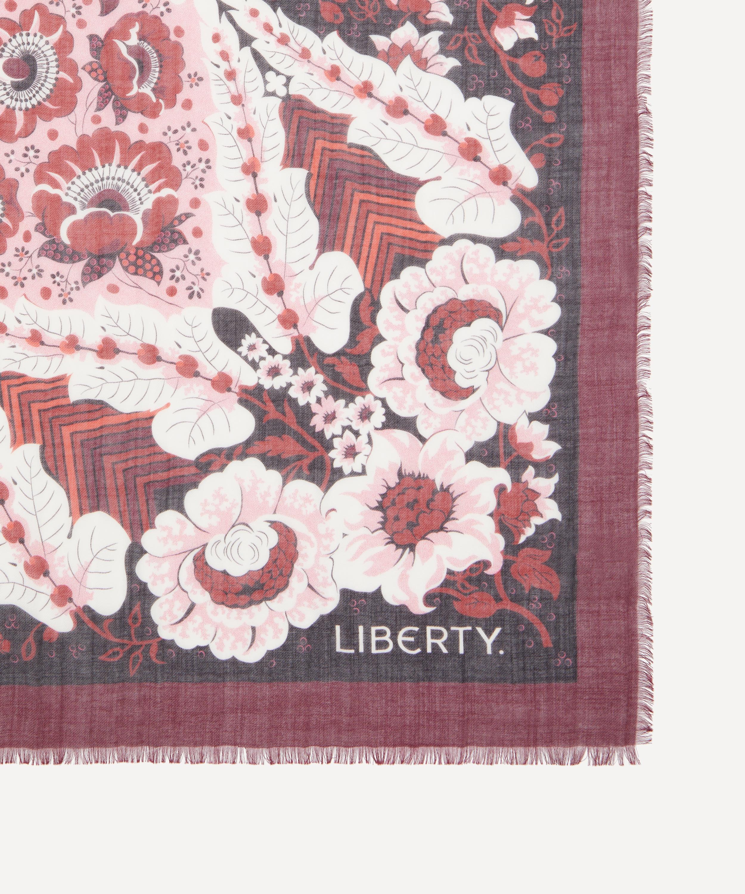 Liberty - Freyja Paisley Cashmere Scarf 140 image number 2